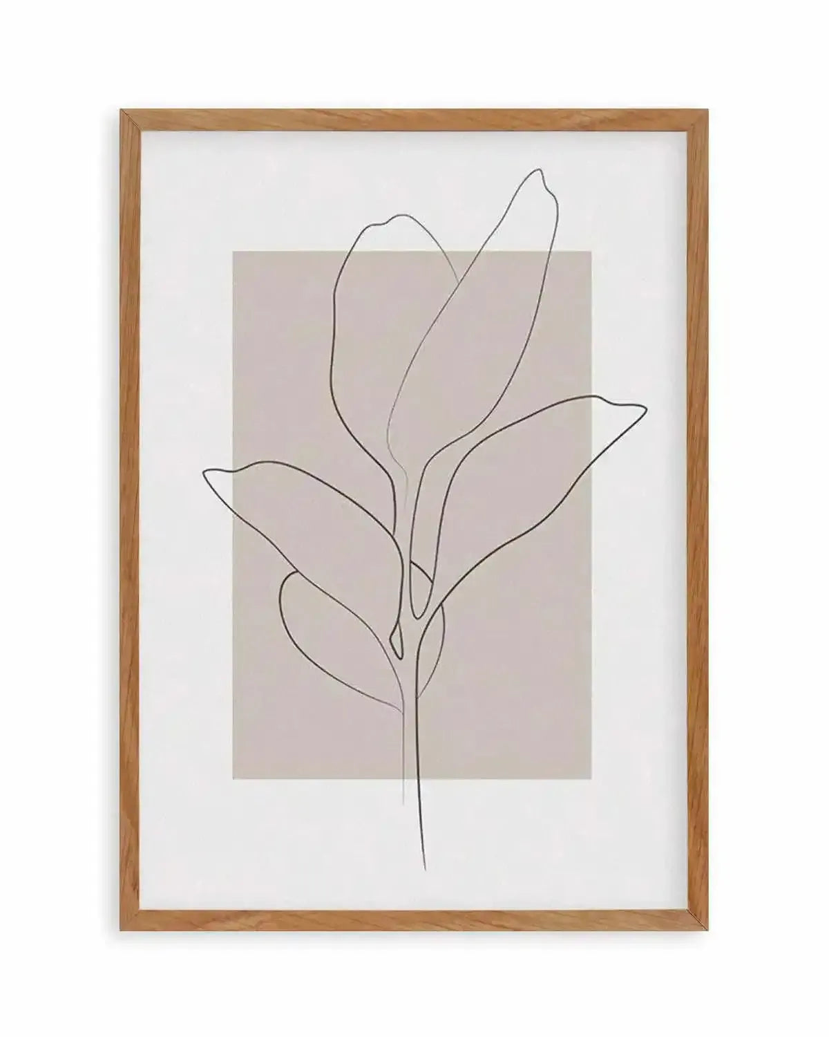 Lines of the Leaf Art Print from Olive et Oriel where you can shop wallpaper and artworks online