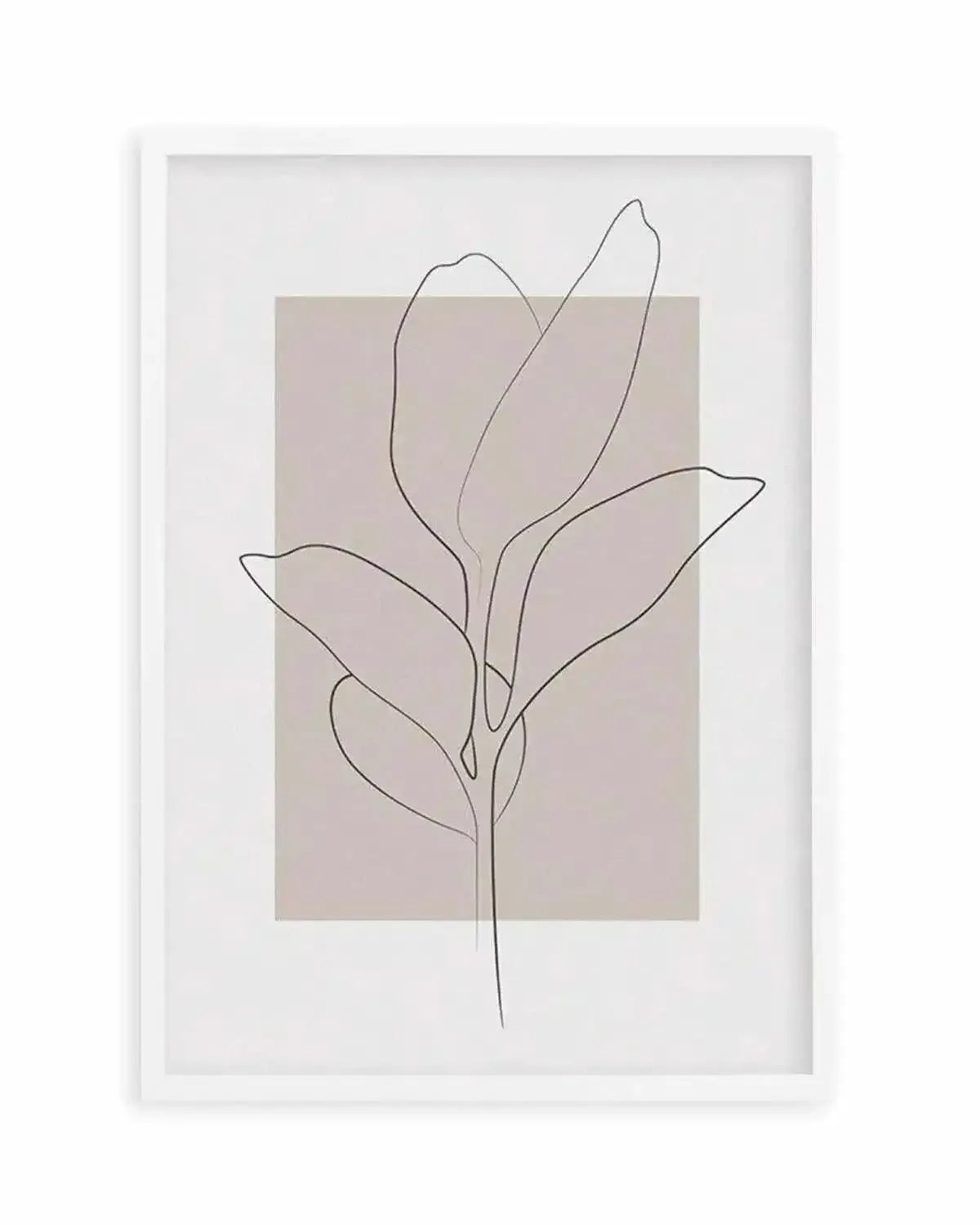Lines of the Leaf Art Print from Olive et Oriel where you can shop wallpaper and artworks online
