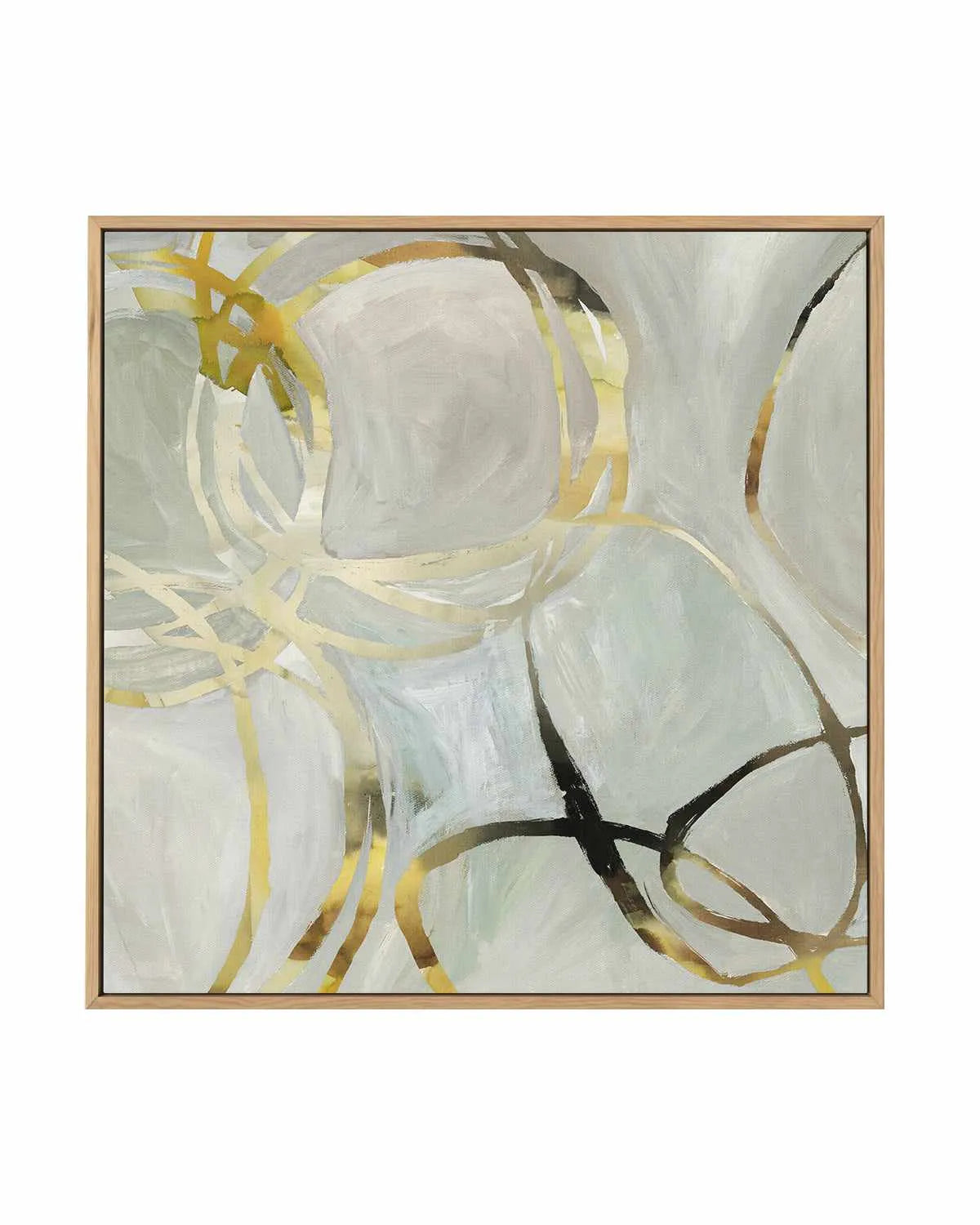 Linked I | Framed Canvas Art Print from Olive et Oriel where you can shop wallpaper and artworks online