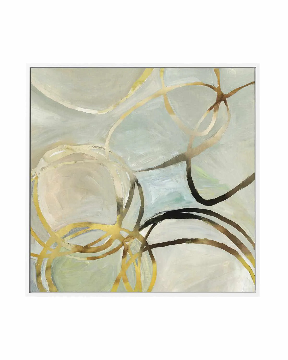 Linked II | Framed Canvas Art Print from Olive et Oriel where you can shop wallpaper and artworks online