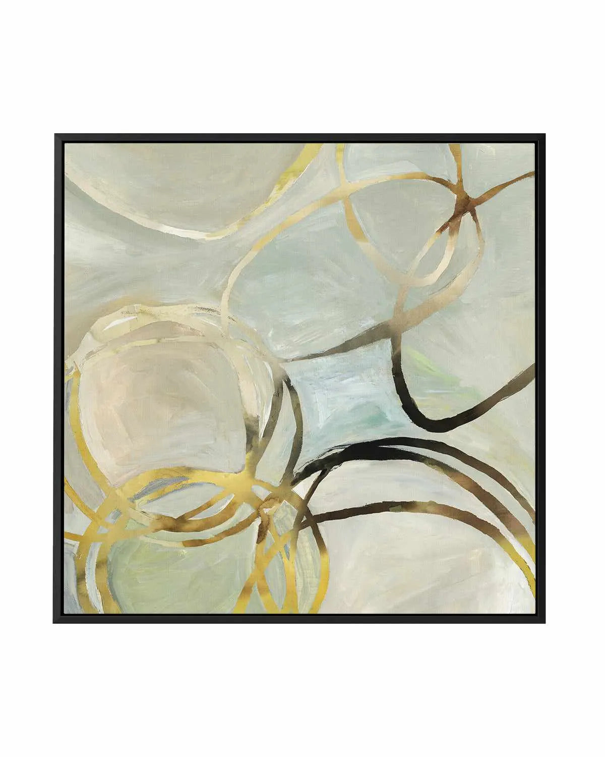 Linked II | Framed Canvas Art Print from Olive et Oriel where you can shop wallpaper and artworks online