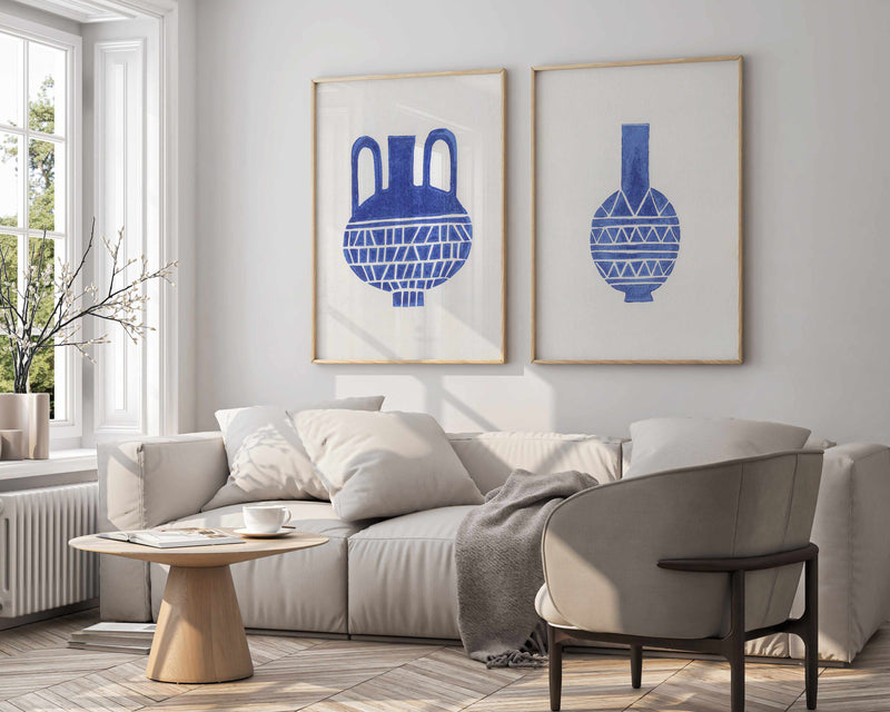 Linocut Vase VIII By Alisa Galitsyna | Art Print from Olive et Oriel where you can shop wallpaper and artworks online