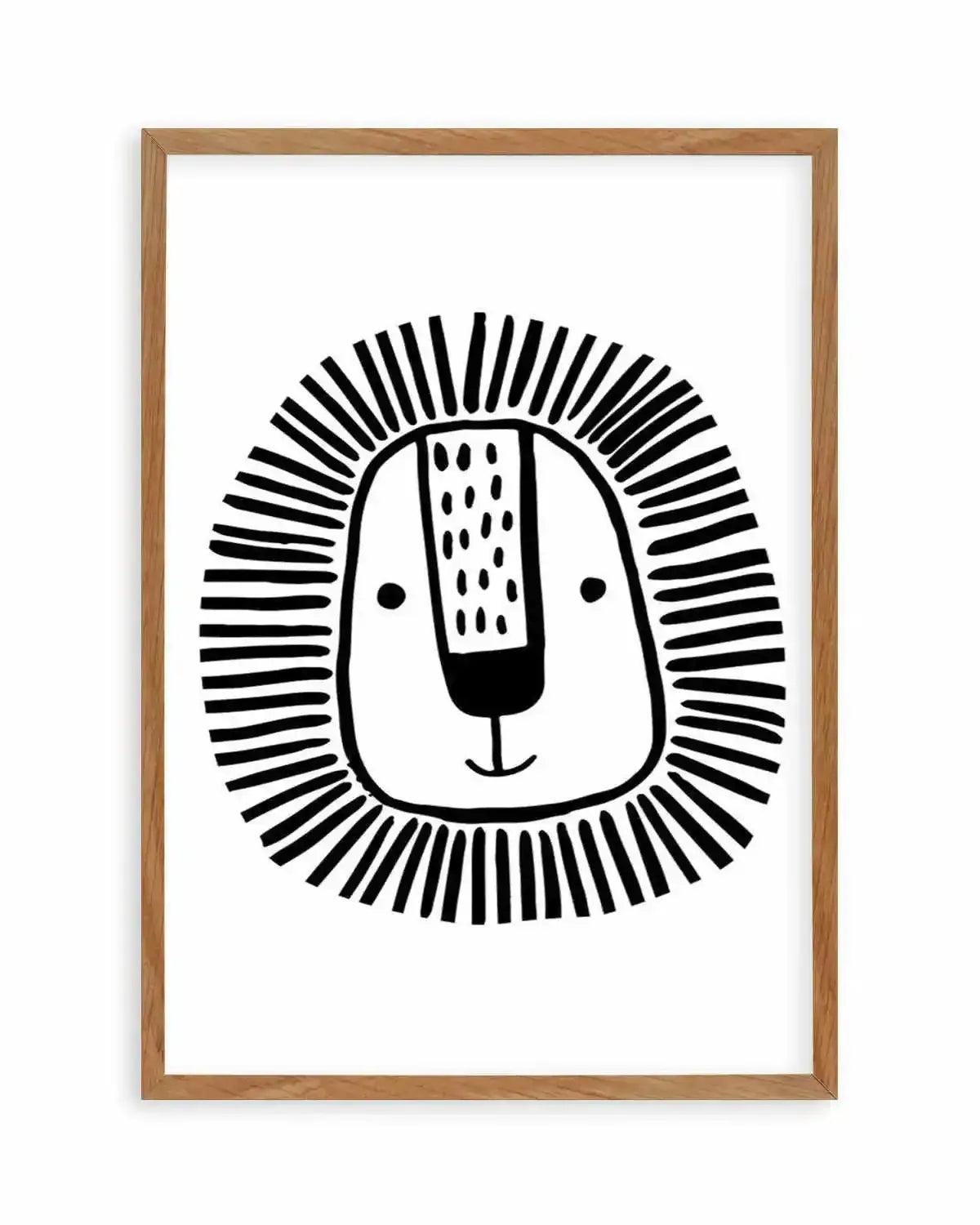 Lion I B&W Art Print from Olive et Oriel where you can shop wallpaper and artworks online