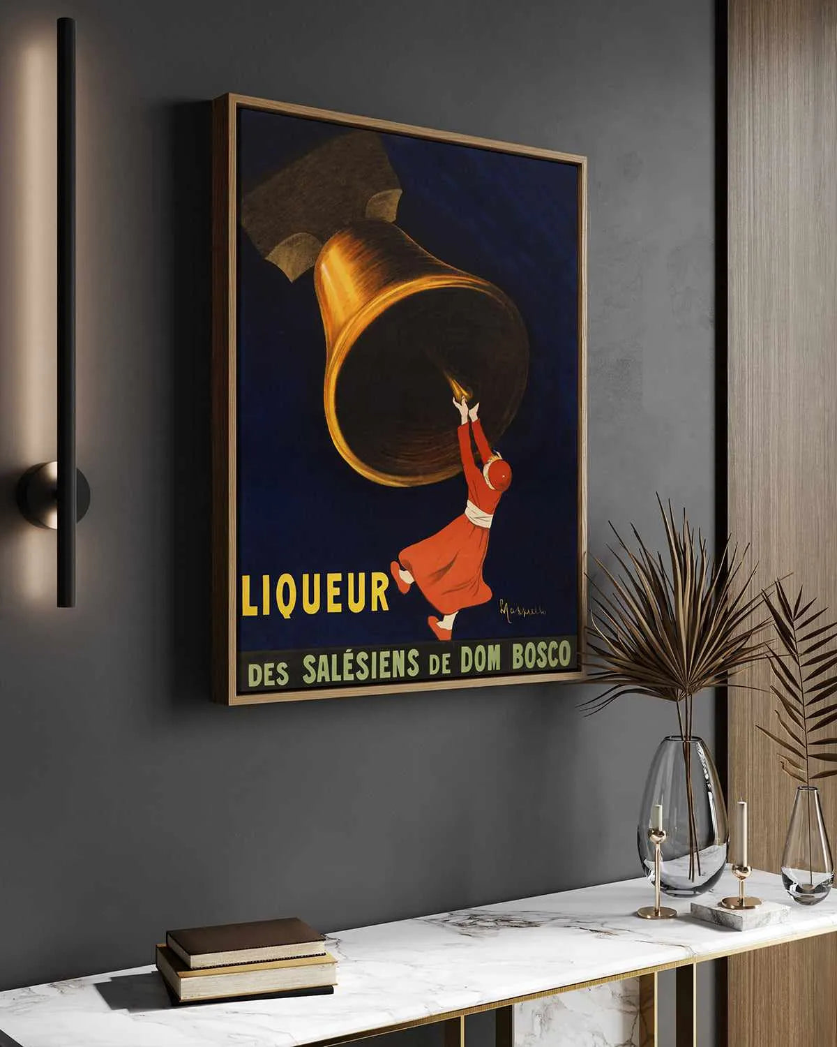 Liquer Vintage Poster | Framed Canvas Art Print from Olive et Oriel where you can shop wallpaper and artworks online