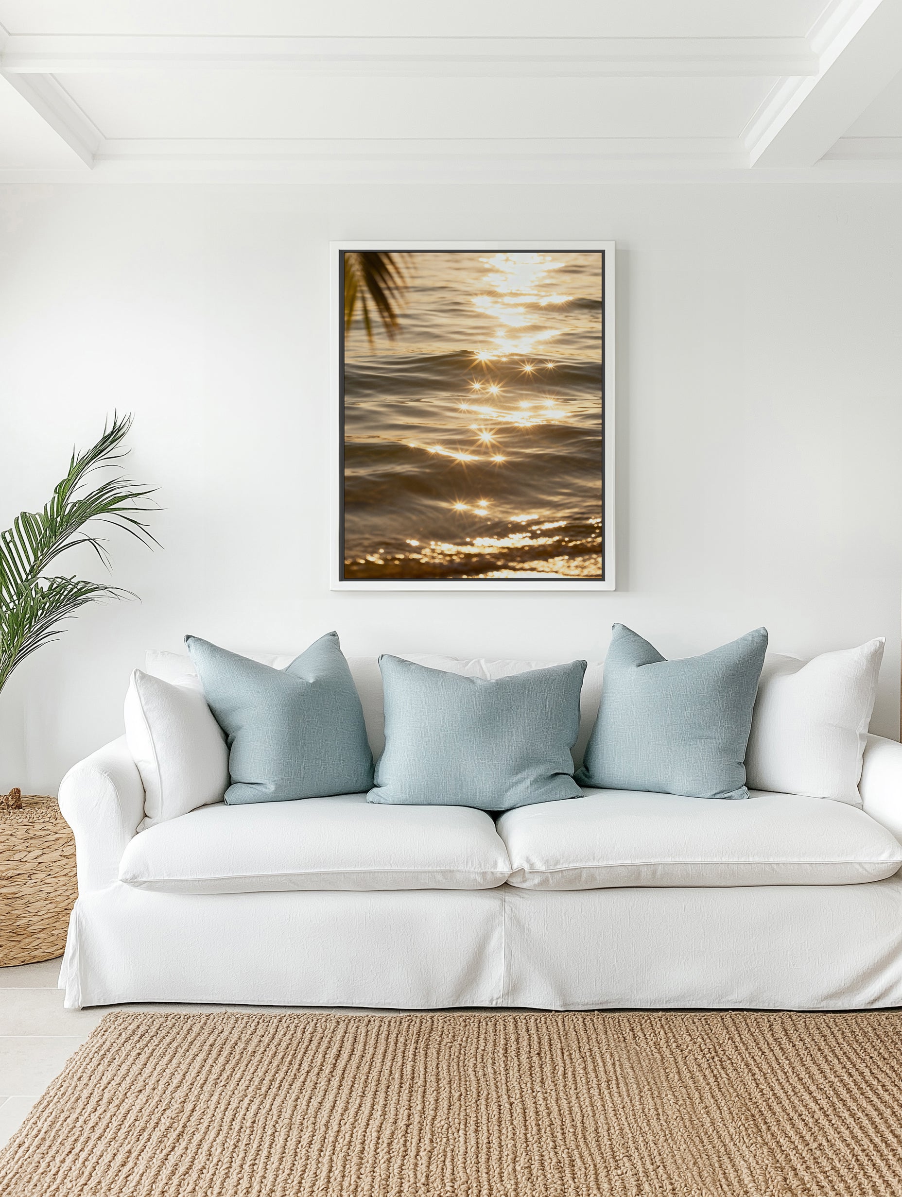 Liquid Light | Framed Canvas Art Print from Olive et Oriel where you can shop wallpaper and artworks online