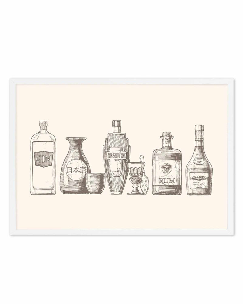 Liquor Cabinet Art Print