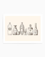 Liquor Cabinet Art Print