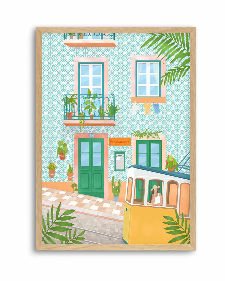 Lisboa Tram By Petra Lizde | Art Print from Olive et Oriel where you can shop wallpaper and artworks online