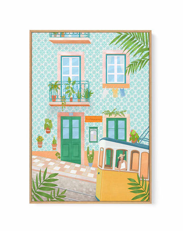 Lisboa Tram By Petra Lizde | Framed Canvas Art Print from Olive et Oriel where you can shop wallpaper and artworks online