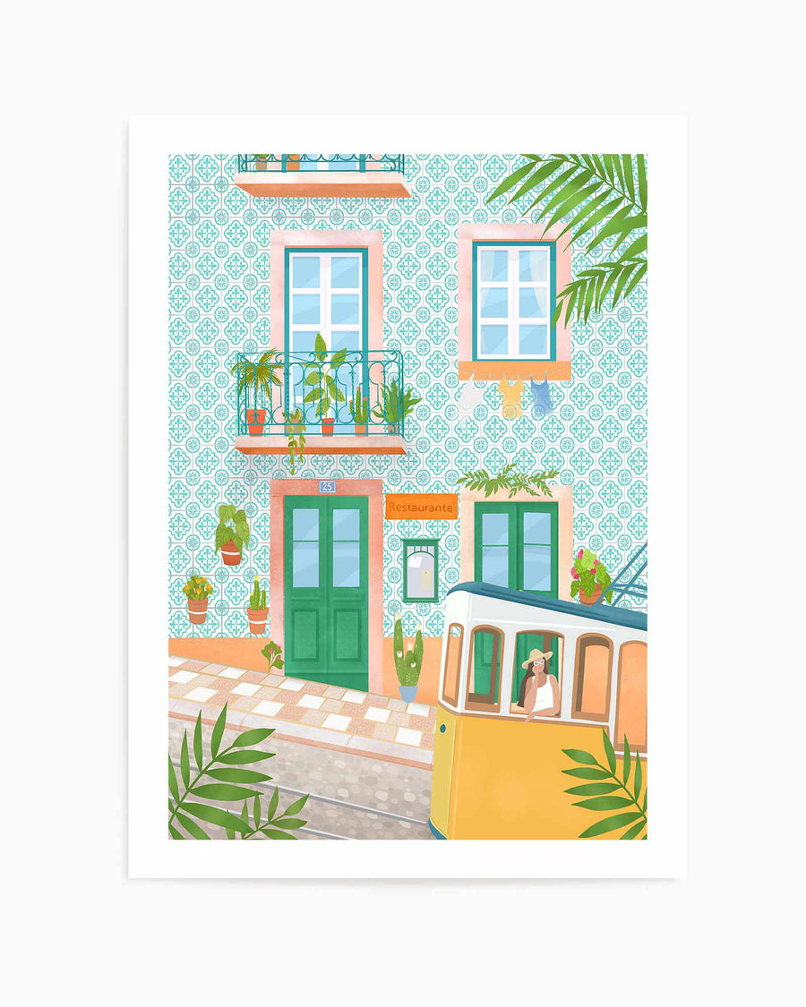 Lisboa Tram By Petra Lizde | Art Print from Olive et Oriel where you can shop wallpaper and artworks online