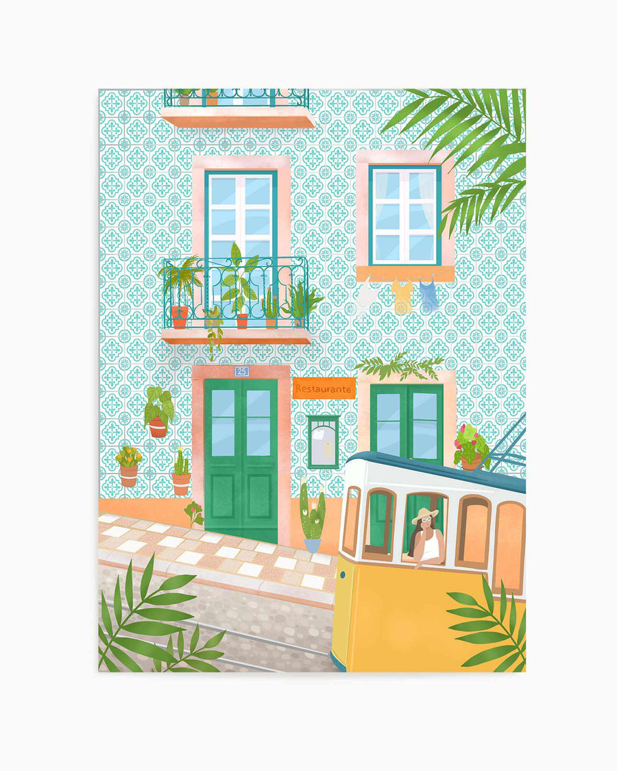Lisboa Tram By Petra Lizde | Art Print from Olive et Oriel where you can shop wallpaper and artworks online