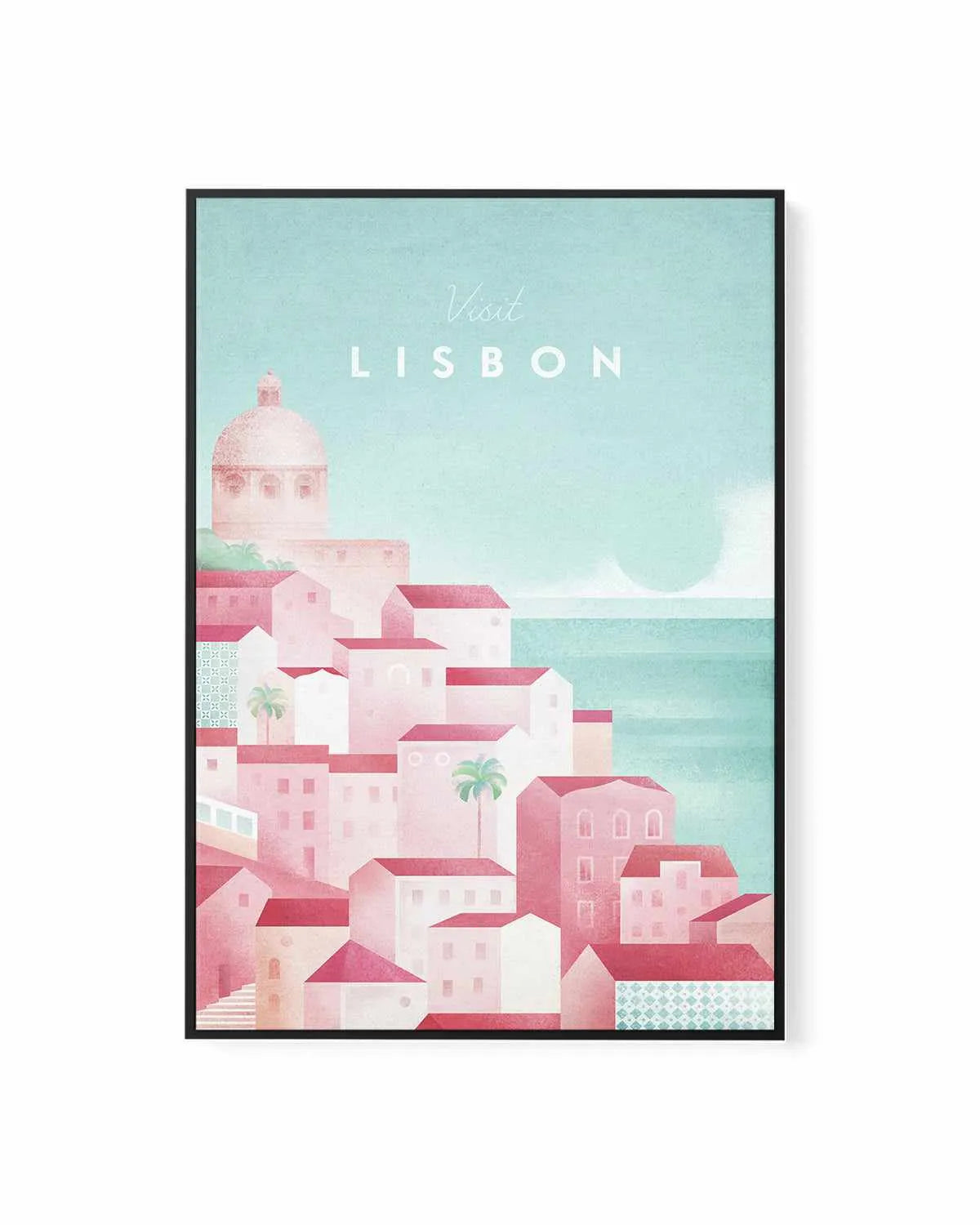 Lisbon by Henry Rivers | Framed Canvas Art Print from Olive et Oriel where you can shop wallpaper and artworks online