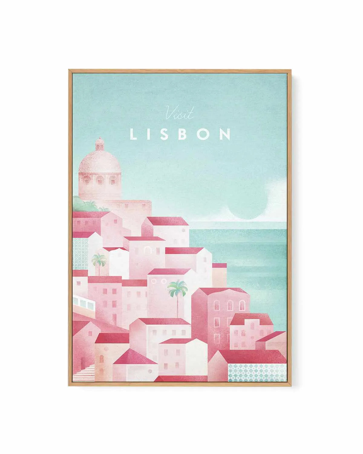 Lisbon by Henry Rivers | Framed Canvas Art Print from Olive et Oriel where you can shop wallpaper and artworks online