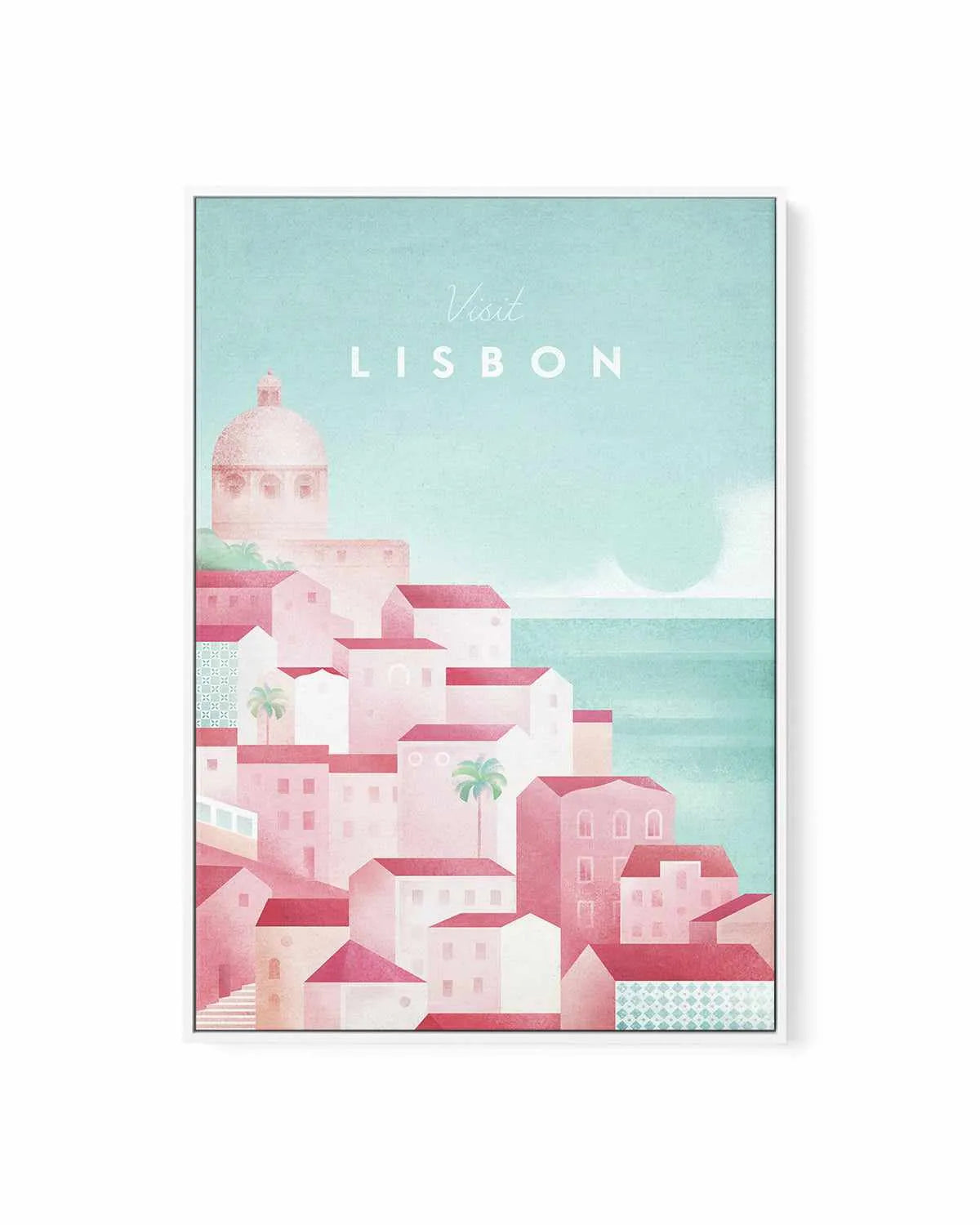 Lisbon by Henry Rivers | Framed Canvas Art Print from Olive et Oriel where you can shop wallpaper and artworks online