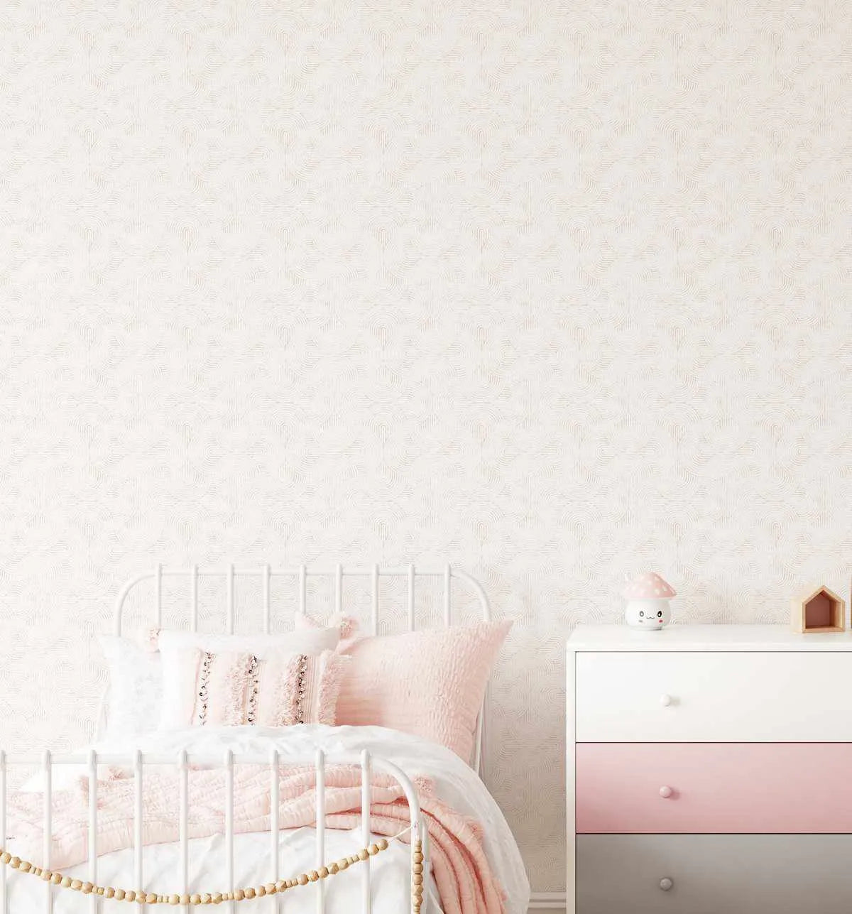 Little Arches in Beige Wallpaper-Wallpaper-Buy Kids Removable Wallpaper Online Our Custom Made Children√¢‚Ç¨‚Ñ¢s Wallpapers Are A Fun Way To Decorate And Enhance Boys Bedroom Decor And Girls Bedrooms They Are An Amazing Addition To Your Kids Bedroom Walls Our Collection of Kids Wallpaper Is Sure To Transform Your Kids Rooms Interior Style From Pink Wallpaper To Dinosaur Wallpaper Even Marble Wallpapers For Teen Boys Shop Peel And Stick Wallpaper Online Today With Olive et Oriel