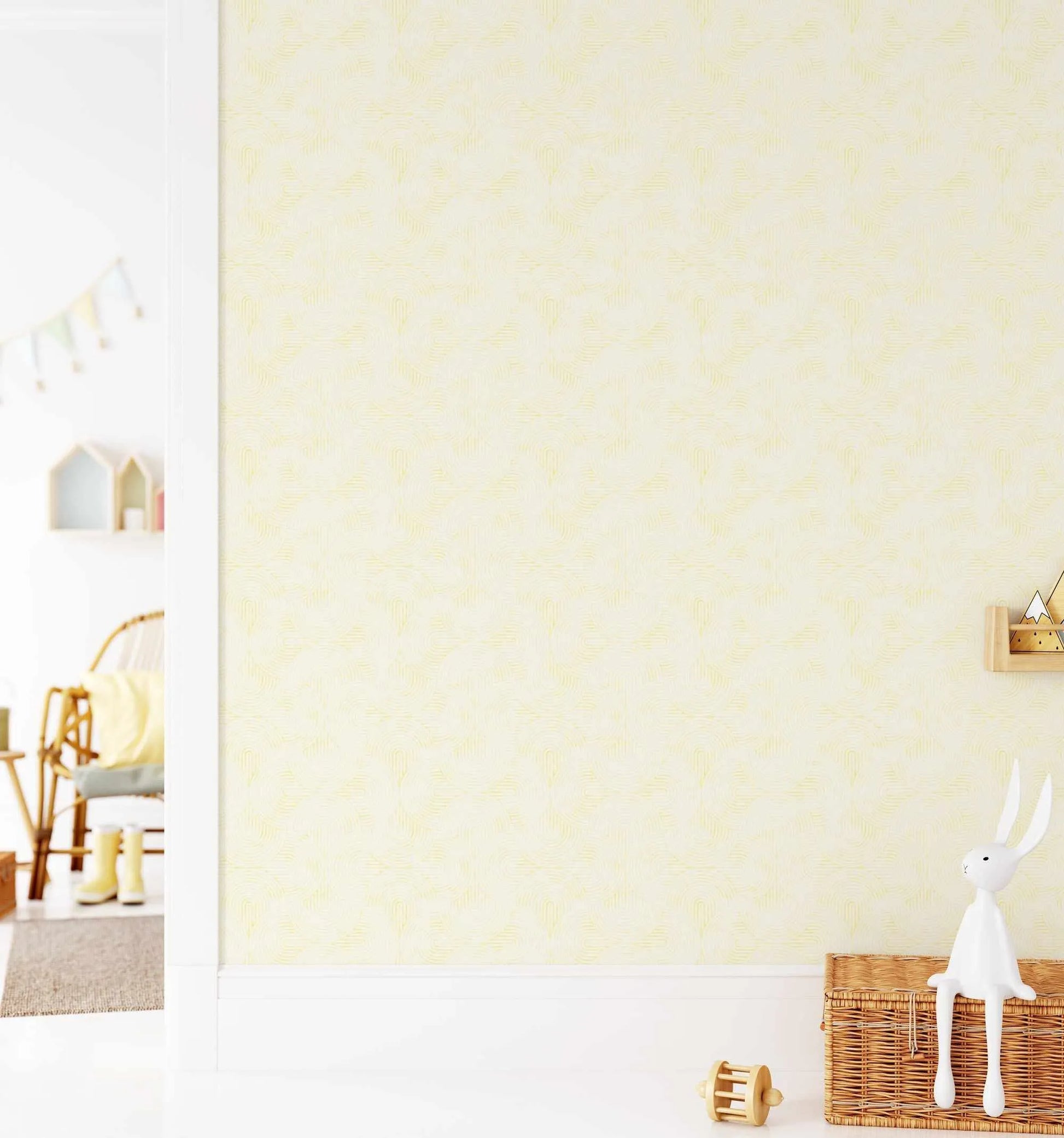 Little Arches in Yellow Wallpaper-Wallpaper-Buy Kids Removable Wallpaper Online Our Custom Made Children√¢‚Ç¨‚Ñ¢s Wallpapers Are A Fun Way To Decorate And Enhance Boys Bedroom Decor And Girls Bedrooms They Are An Amazing Addition To Your Kids Bedroom Walls Our Collection of Kids Wallpaper Is Sure To Transform Your Kids Rooms Interior Style From Pink Wallpaper To Dinosaur Wallpaper Even Marble Wallpapers For Teen Boys Shop Peel And Stick Wallpaper Online Today With Olive et Oriel