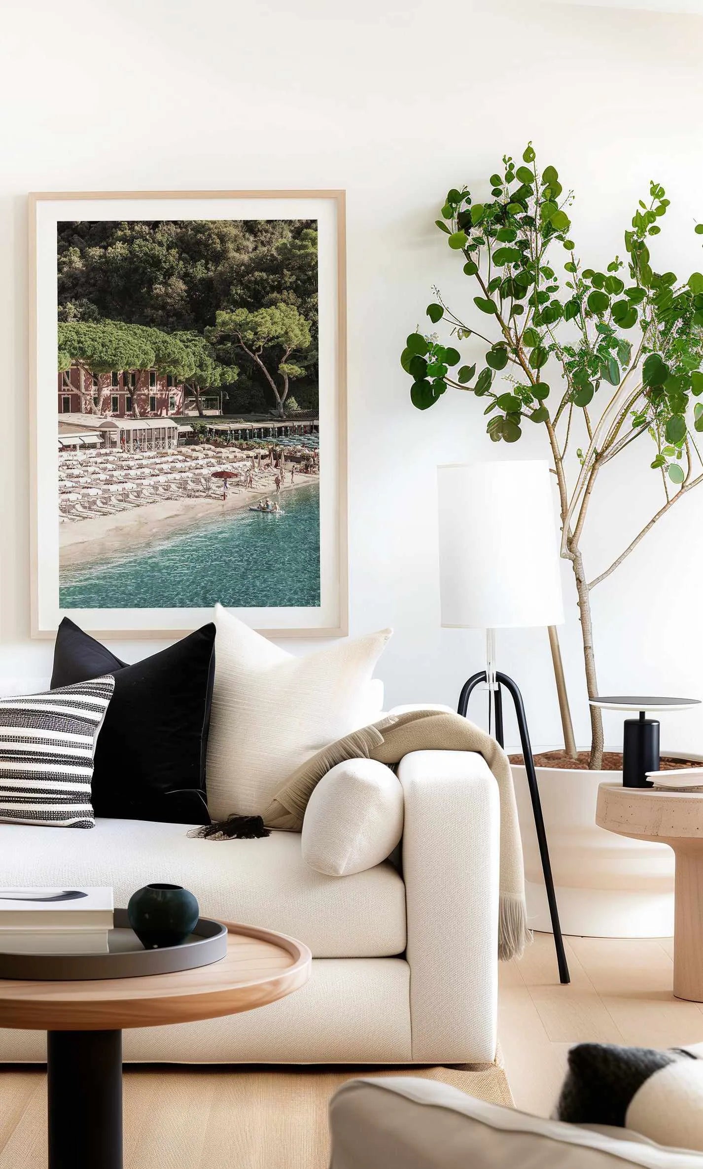 Little Bay III, Italian Riviera Art Print from Olive et Oriel where you can shop wallpaper and artworks online