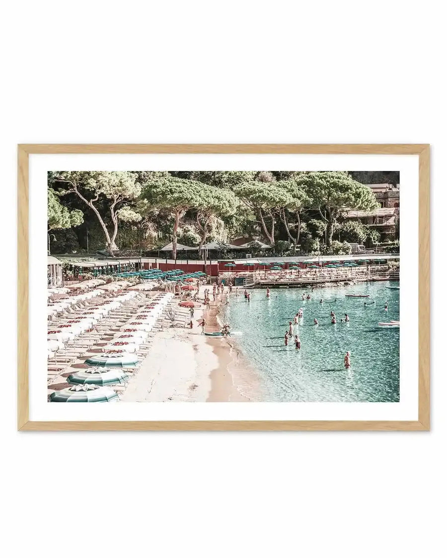Little Bay, Italian Riviera Art Print from Olive et Oriel where you can shop wallpaper and artworks online