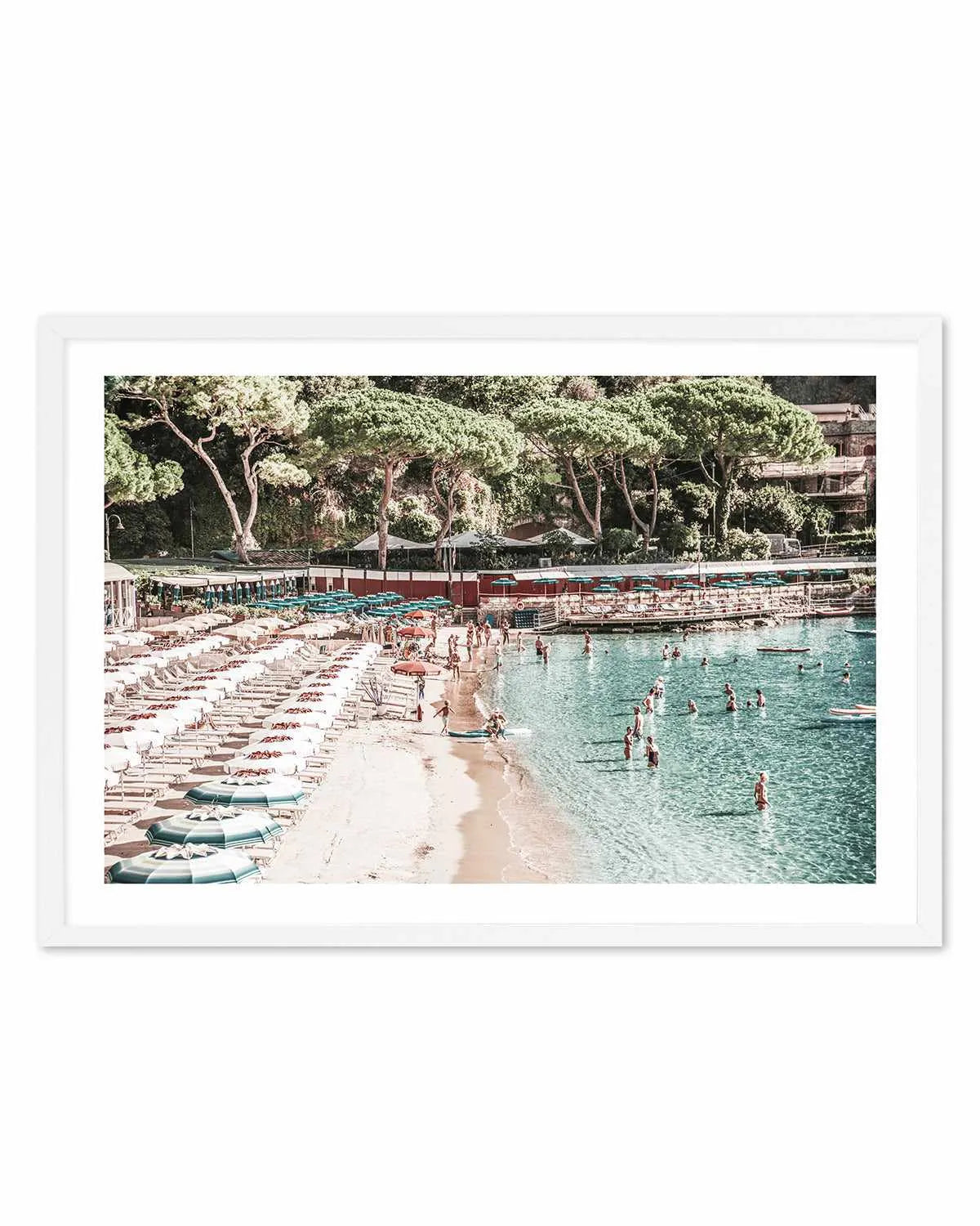 Little Bay, Italian Riviera Art Print from Olive et Oriel where you can shop wallpaper and artworks online
