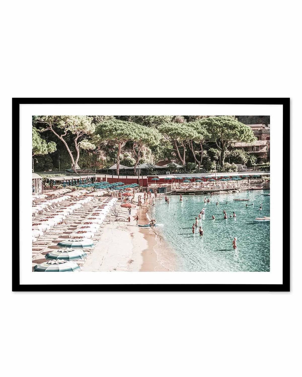 Little Bay, Italian Riviera Art Print from Olive et Oriel where you can shop wallpaper and artworks online