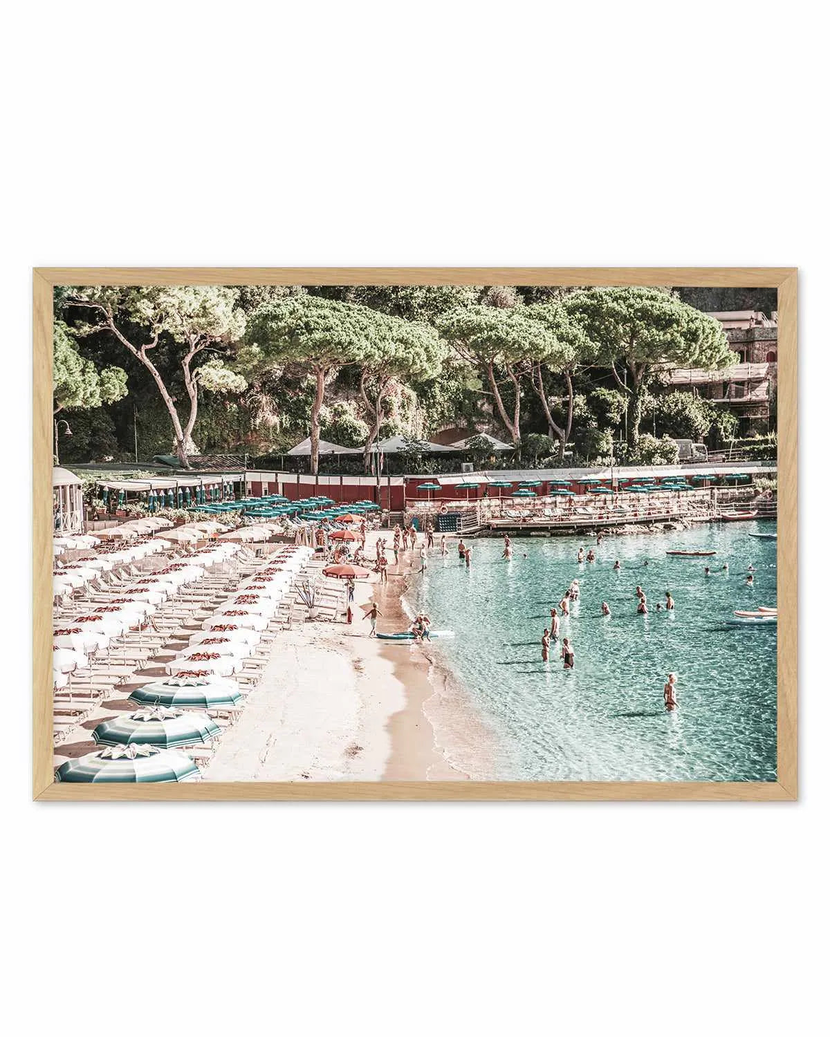 Little Bay, Italian Riviera Art Print from Olive et Oriel where you can shop wallpaper and artworks online