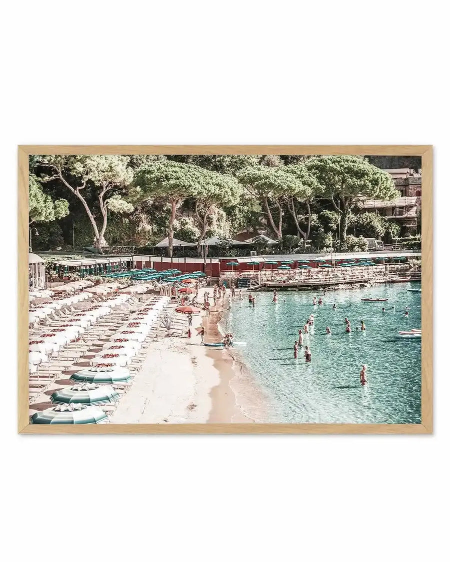 Little Bay, Italian Riviera Art Print from Olive et Oriel where you can shop wallpaper and artworks online