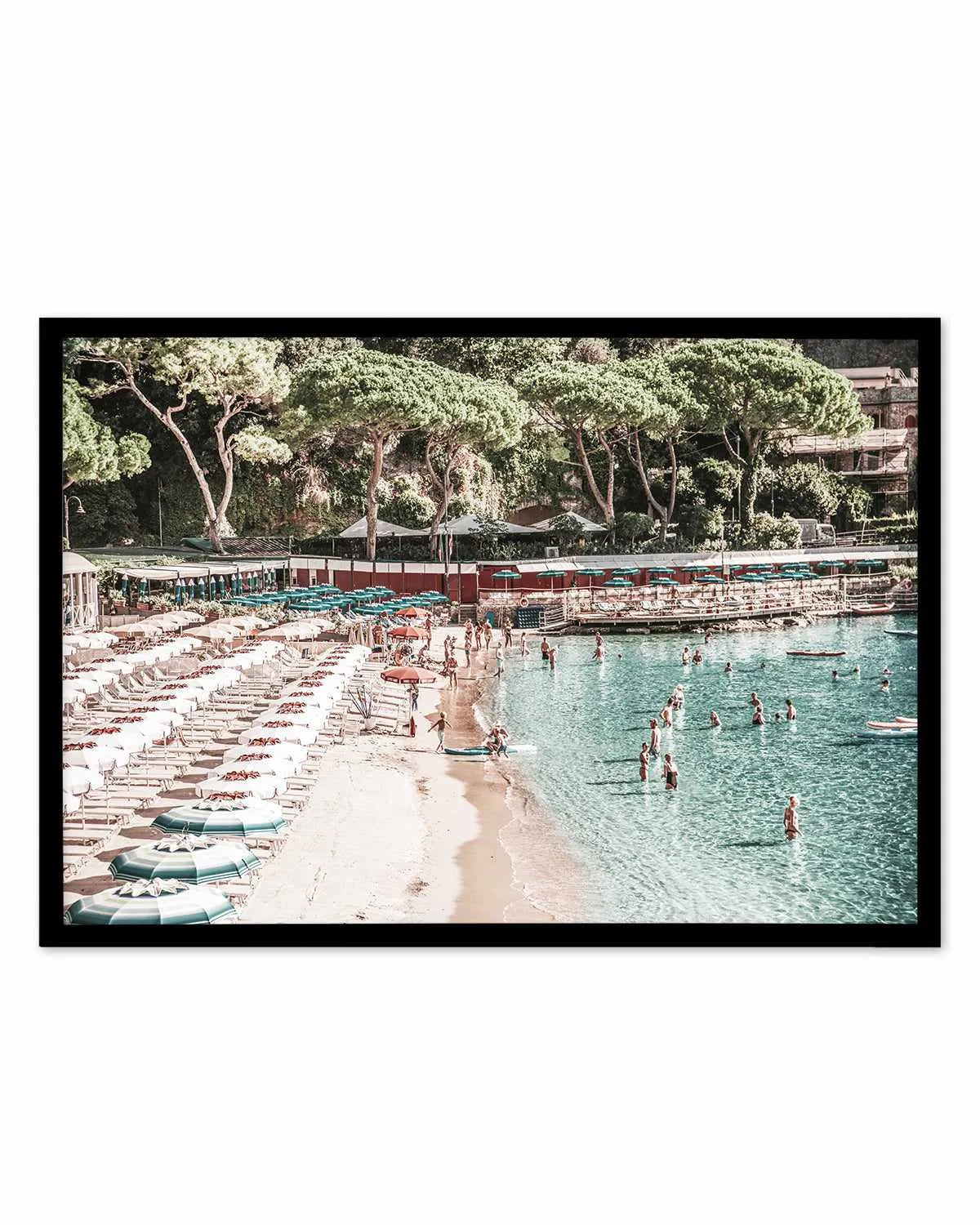 Little Bay, Italian Riviera Art Print from Olive et Oriel where you can shop wallpaper and artworks online