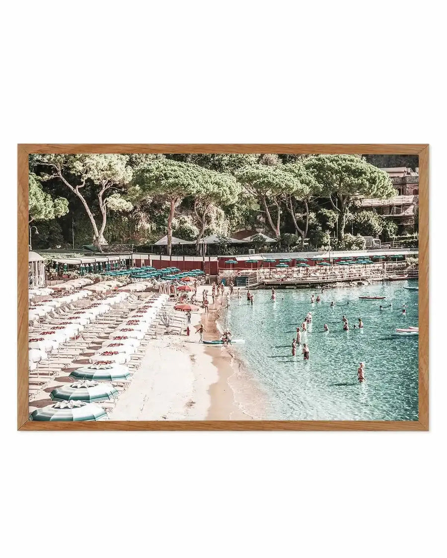 Little Bay, Italian Riviera Art Print from Olive et Oriel where you can shop wallpaper and artworks online