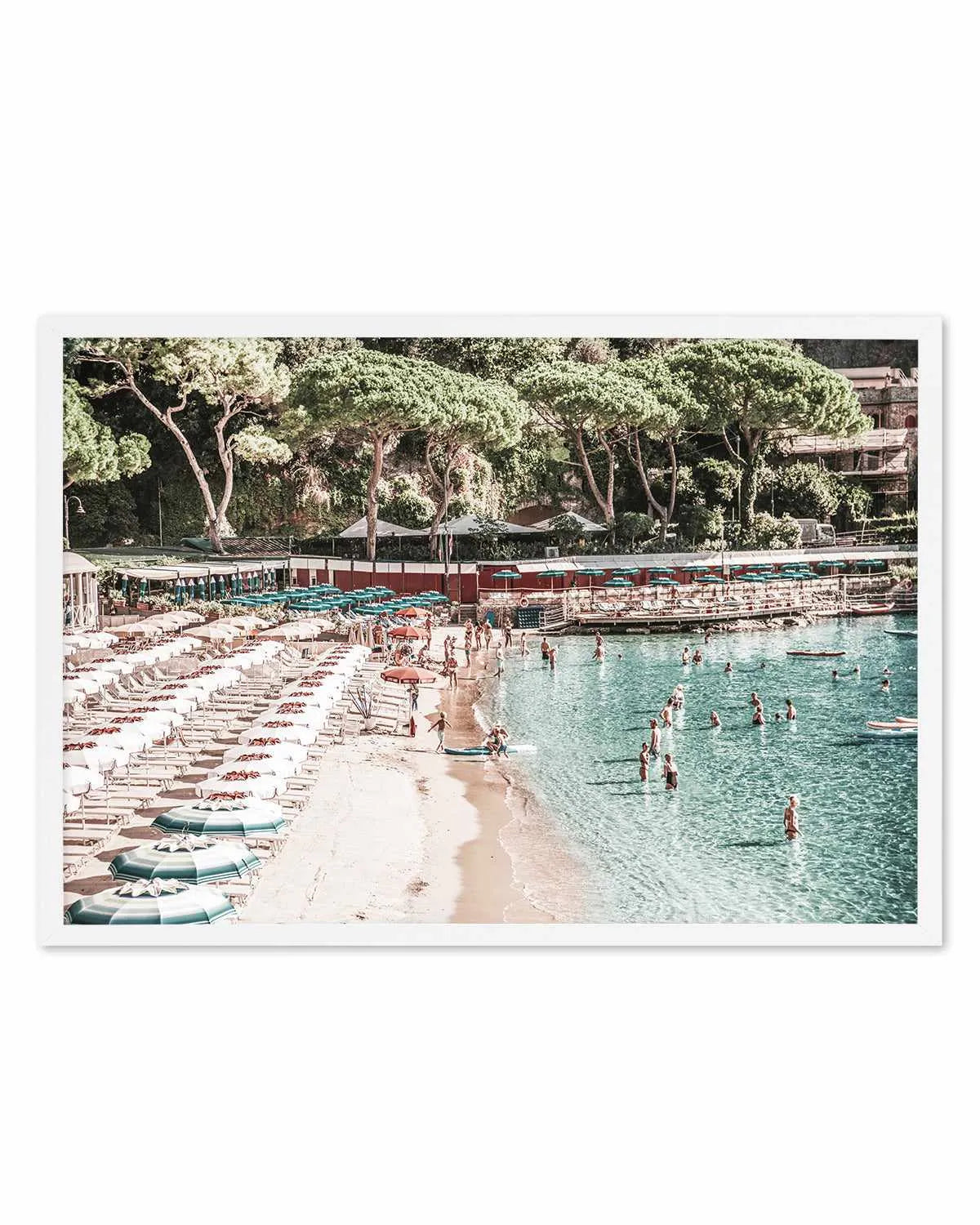 Little Bay, Italian Riviera Art Print from Olive et Oriel where you can shop wallpaper and artworks online