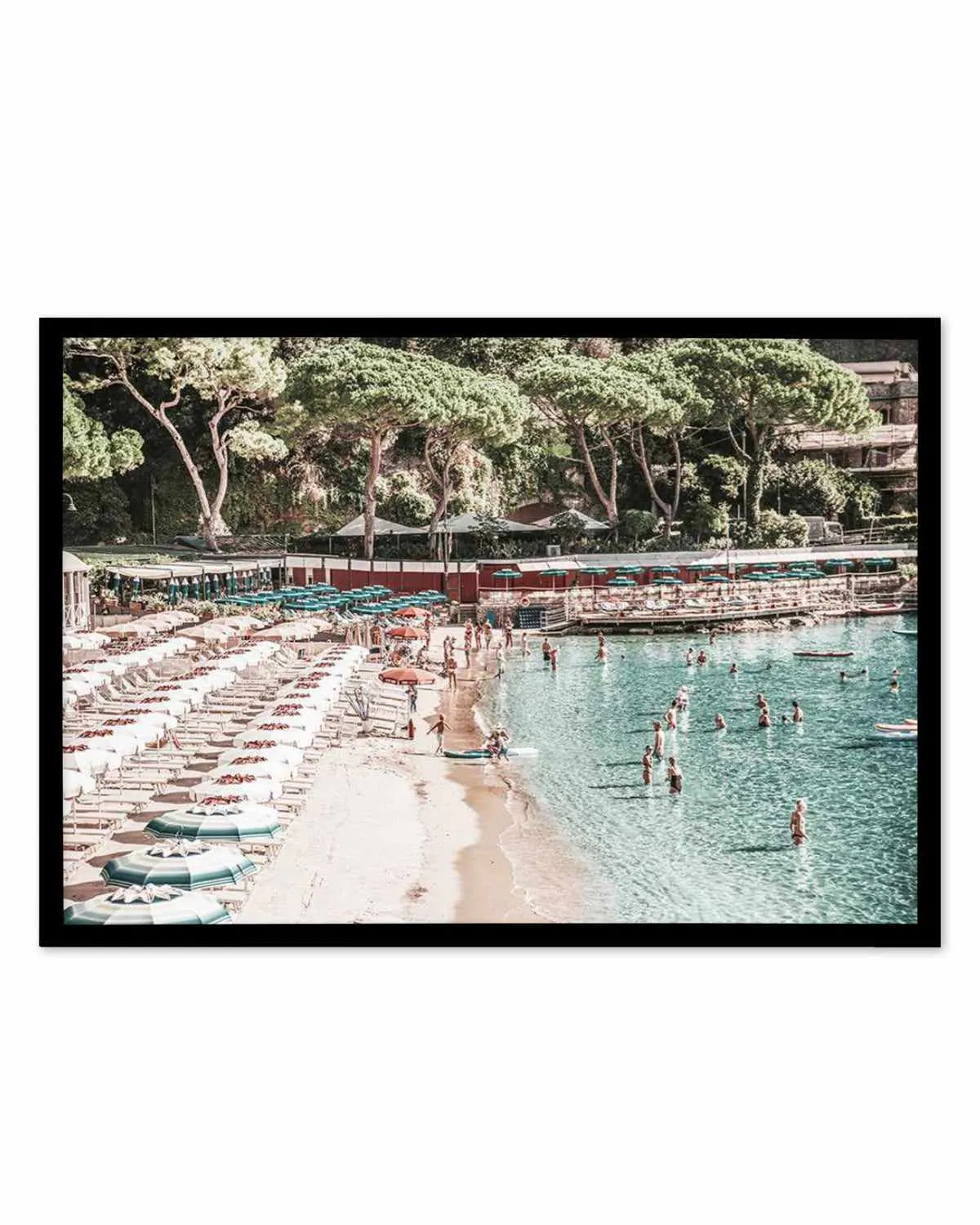 Little Bay, Italian Riviera Art Print from Olive et Oriel where you can shop wallpaper and artworks online