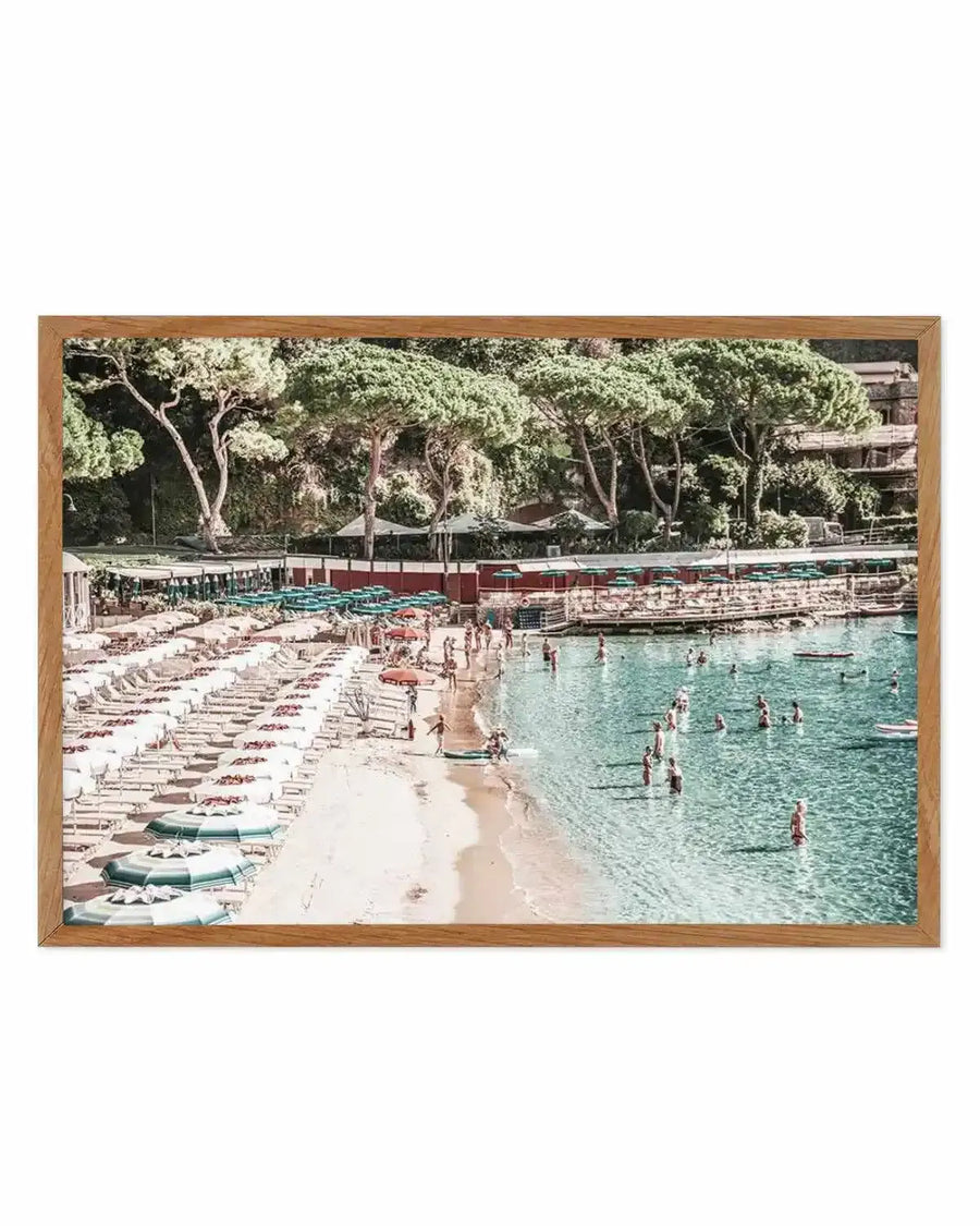 Little Bay, Italian Riviera Art Print from Olive et Oriel where you can shop wallpaper and artworks online