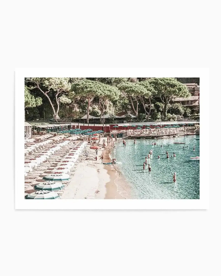 Little Bay, Italian Riviera Art Print from Olive et Oriel where you can shop wallpaper and artworks online