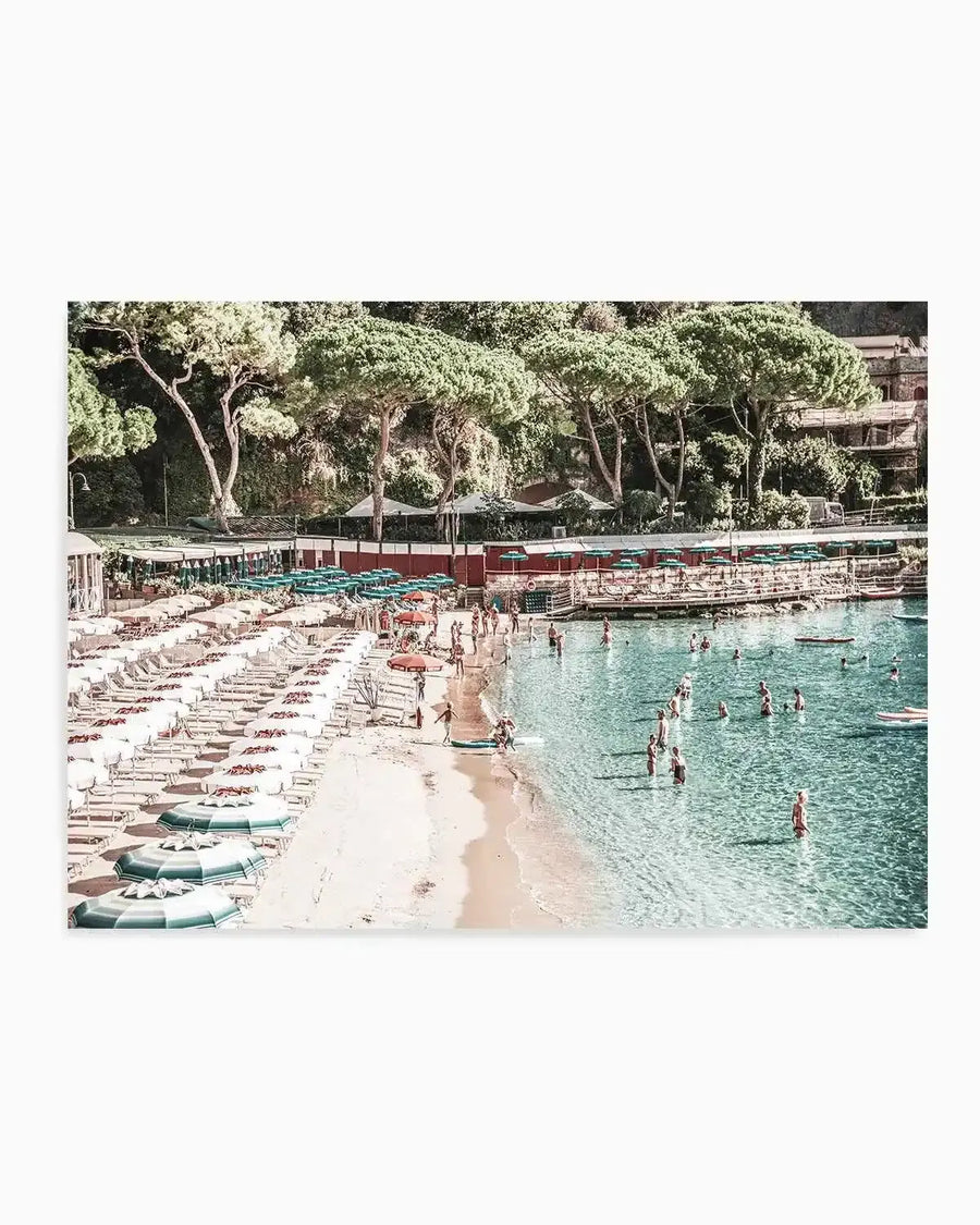 Little Bay, Italian Riviera Art Print from Olive et Oriel where you can shop wallpaper and artworks online