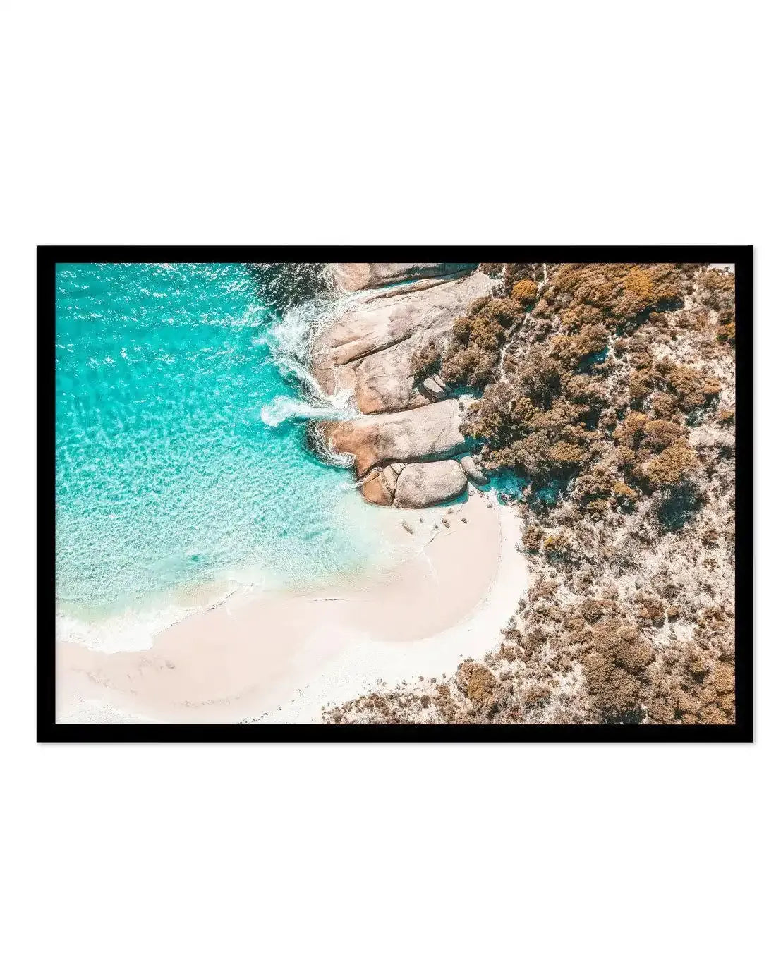Little Beach | Albany, WA Art Print-PRINT-Olive et Oriel-Olive et Oriel-A5 | 5.8" x 8.3" | 14.8 x 21cm-Black-With White Border-Buy-Australian-Art-Prints-Online-with-Olive-et-Oriel-Your-Artwork-Specialists-Austrailia-Decorate-With-Coastal-Photo-Wall-Art-Prints-From-Our-Beach-House-Artwork-Collection-Fine-Poster-and-Framed-Artwork