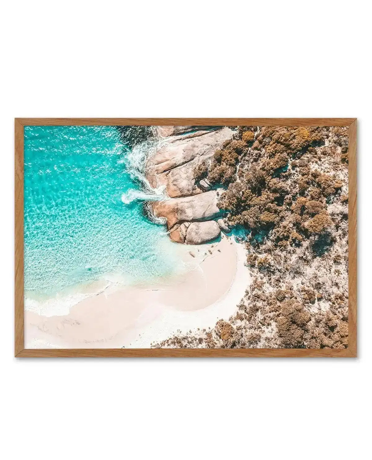 Little Beach | Albany, WA Art Print-PRINT-Olive et Oriel-Olive et Oriel-50x70 cm | 19.6" x 27.5"-Walnut-With White Border-Buy-Australian-Art-Prints-Online-with-Olive-et-Oriel-Your-Artwork-Specialists-Austrailia-Decorate-With-Coastal-Photo-Wall-Art-Prints-From-Our-Beach-House-Artwork-Collection-Fine-Poster-and-Framed-Artwork