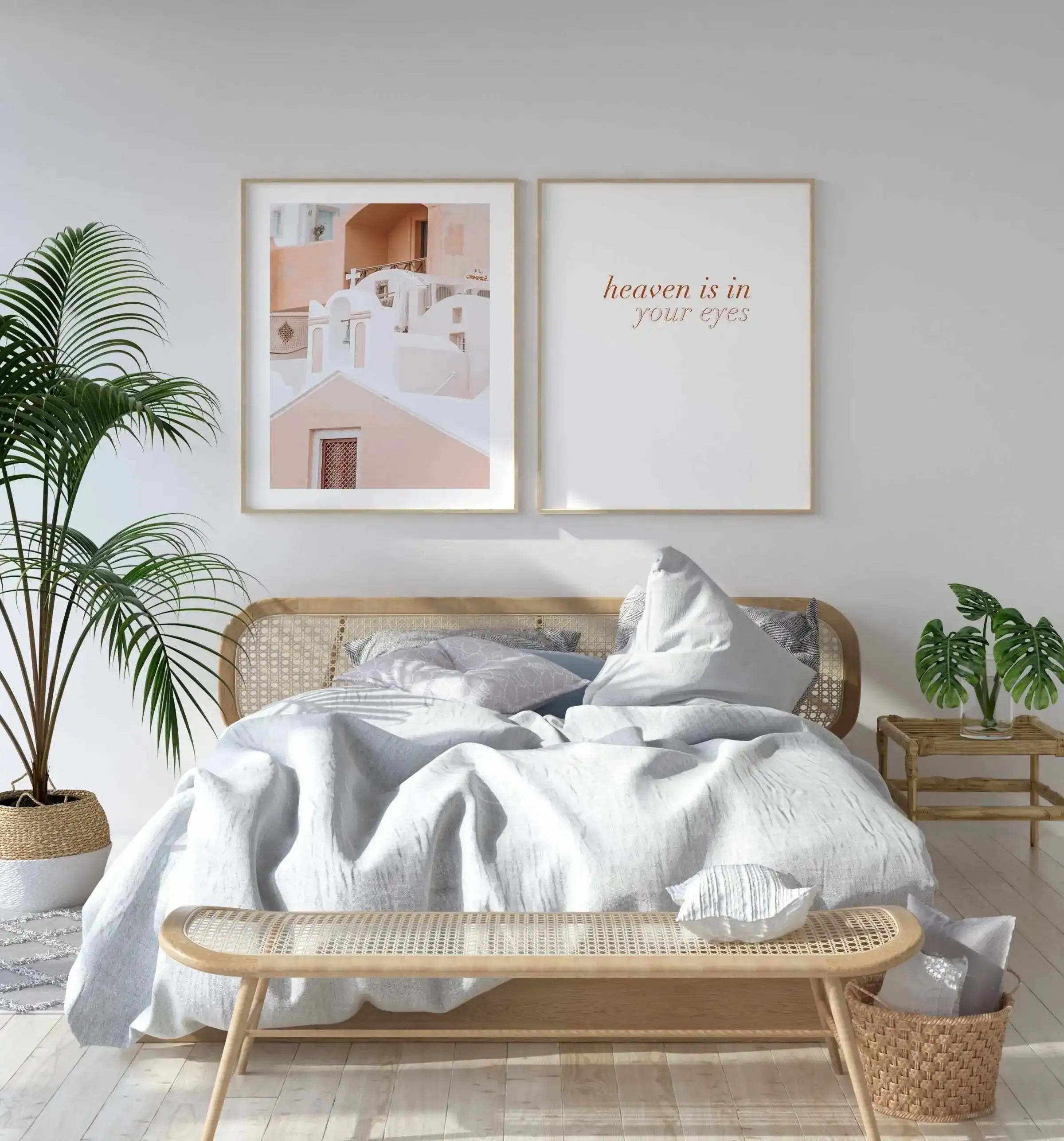 Little Blue Bell | Santorini Art Print-Shop Greece Wall Art Prints Online with Olive et Oriel - Our collection of Greek Islands art prints offer unique wall art including blue domes of Santorini in Oia, mediterranean sea prints and incredible posters from Milos and other Greece landscape photography - this collection will add mediterranean blue to your home, perfect for updating the walls in coastal, beach house style. There is Greece art on canvas and extra large wall art with fast, free shippi