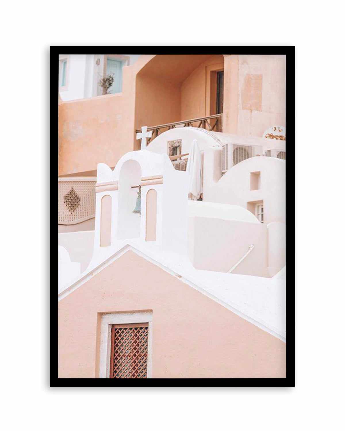 Little Blue Bell | Santorini Art Print