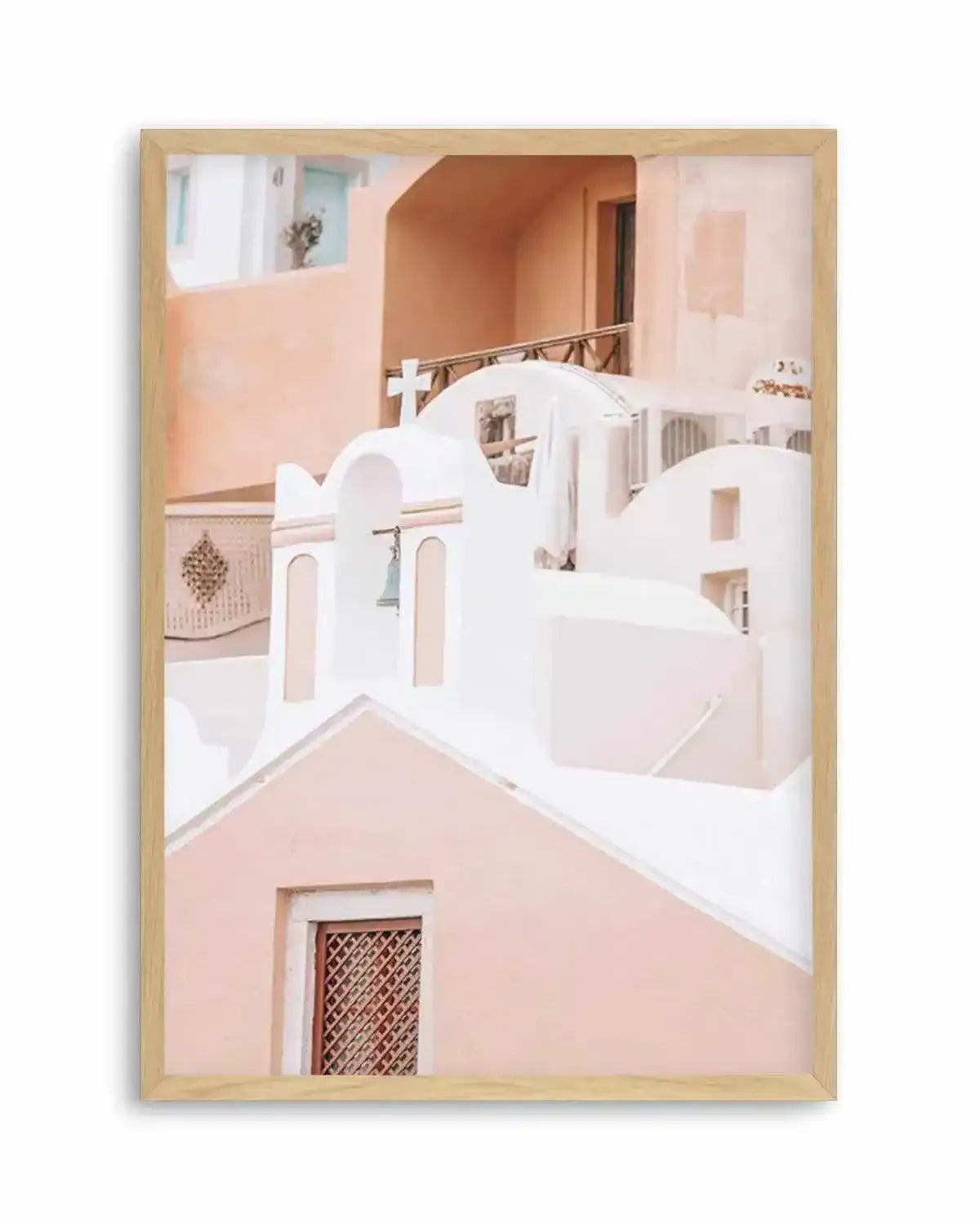 Little Blue Bell | Santorini Art Print from Olive et Oriel where you can shop wallpaper and artworks online
