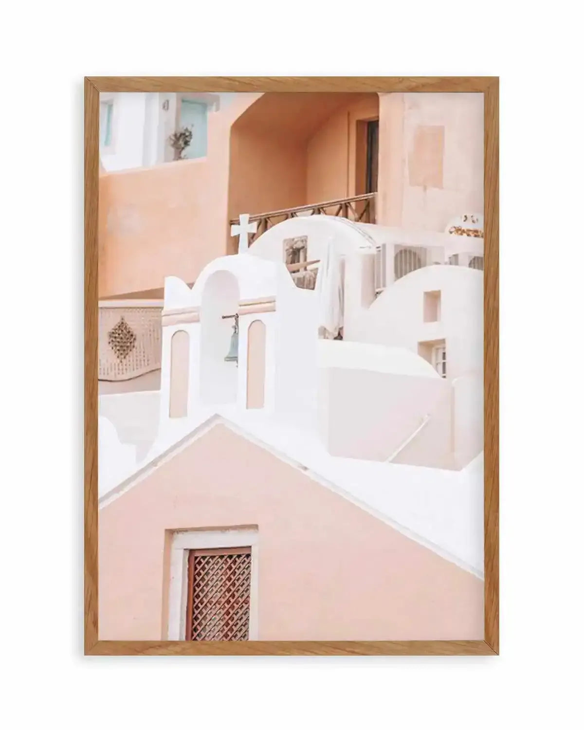 Little Blue Bell | Santorini Art Print from Olive et Oriel where you can shop wallpaper and artworks online