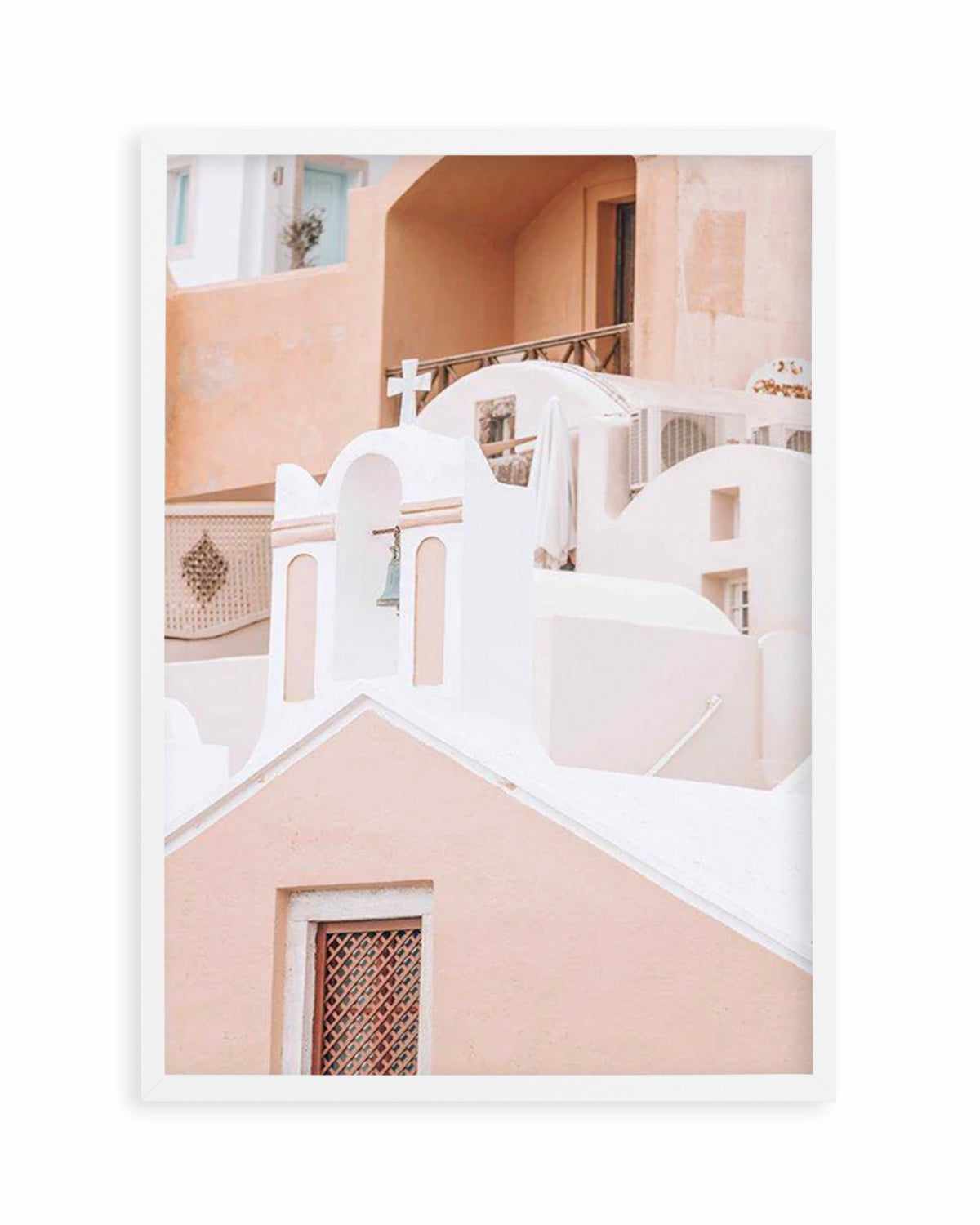 Little Blue Bell | Santorini Art Print