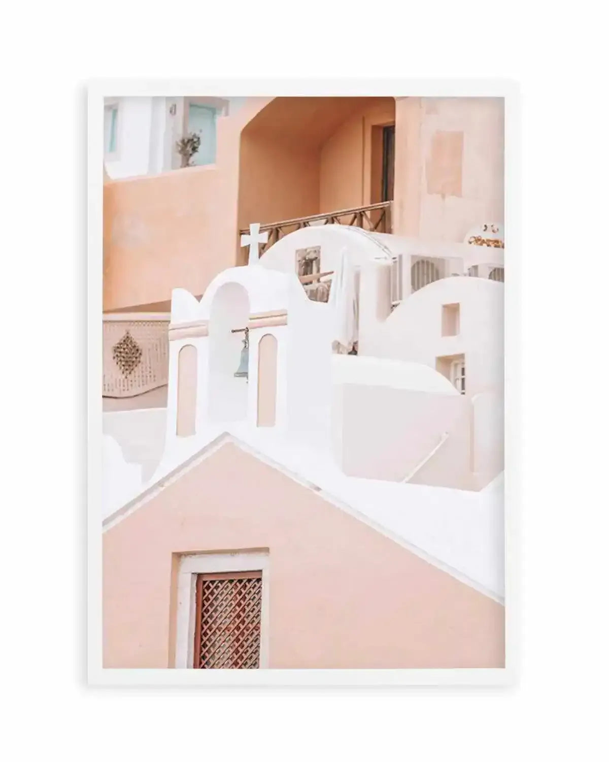 Little Blue Bell | Santorini Art Print from Olive et Oriel where you can shop wallpaper and artworks online