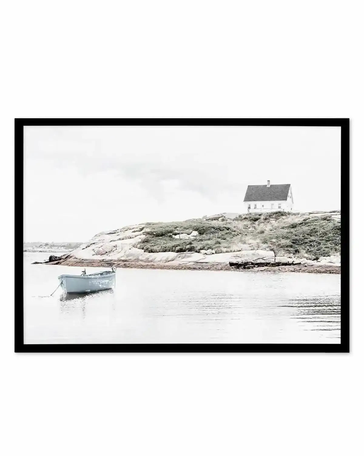 Little Blue Boat Art Print from Olive et Oriel where you can shop wallpaper and artworks online