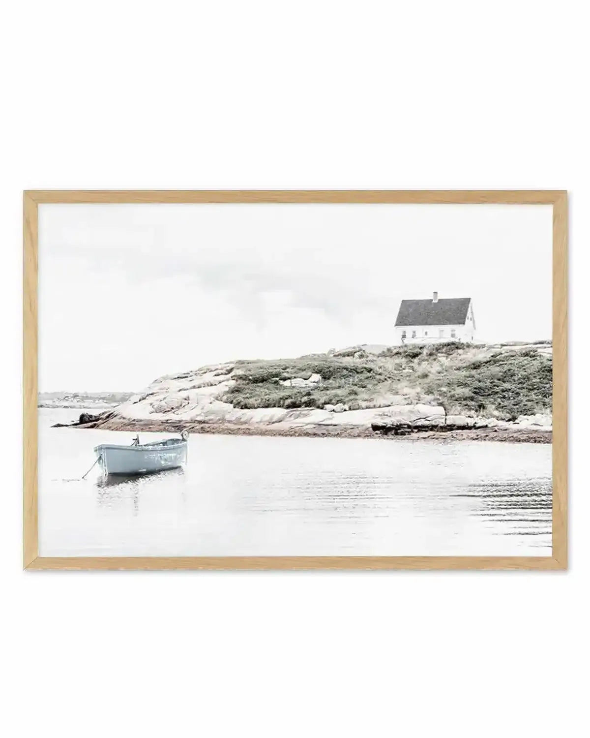 Little Blue Boat Art Print from Olive et Oriel where you can shop wallpaper and artworks online