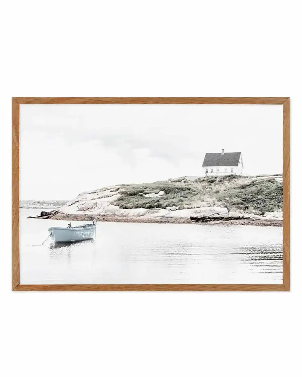 Little Blue Boat Art Print from Olive et Oriel where you can shop wallpaper and artworks online