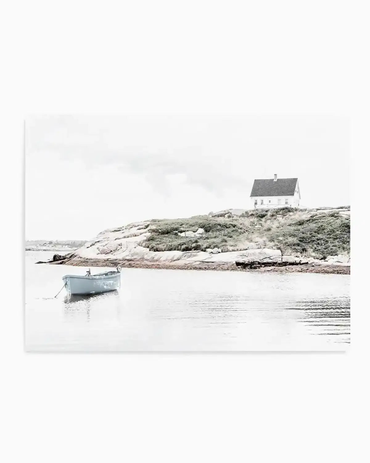 Little Blue Boat Art Print from Olive et Oriel where you can shop wallpaper and artworks online