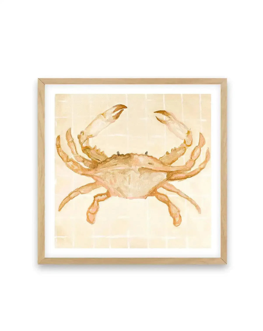 Little Bohemian Crab by Natalie Jane Art Print from Olive et Oriel where you can shop wallpaper and artworks online