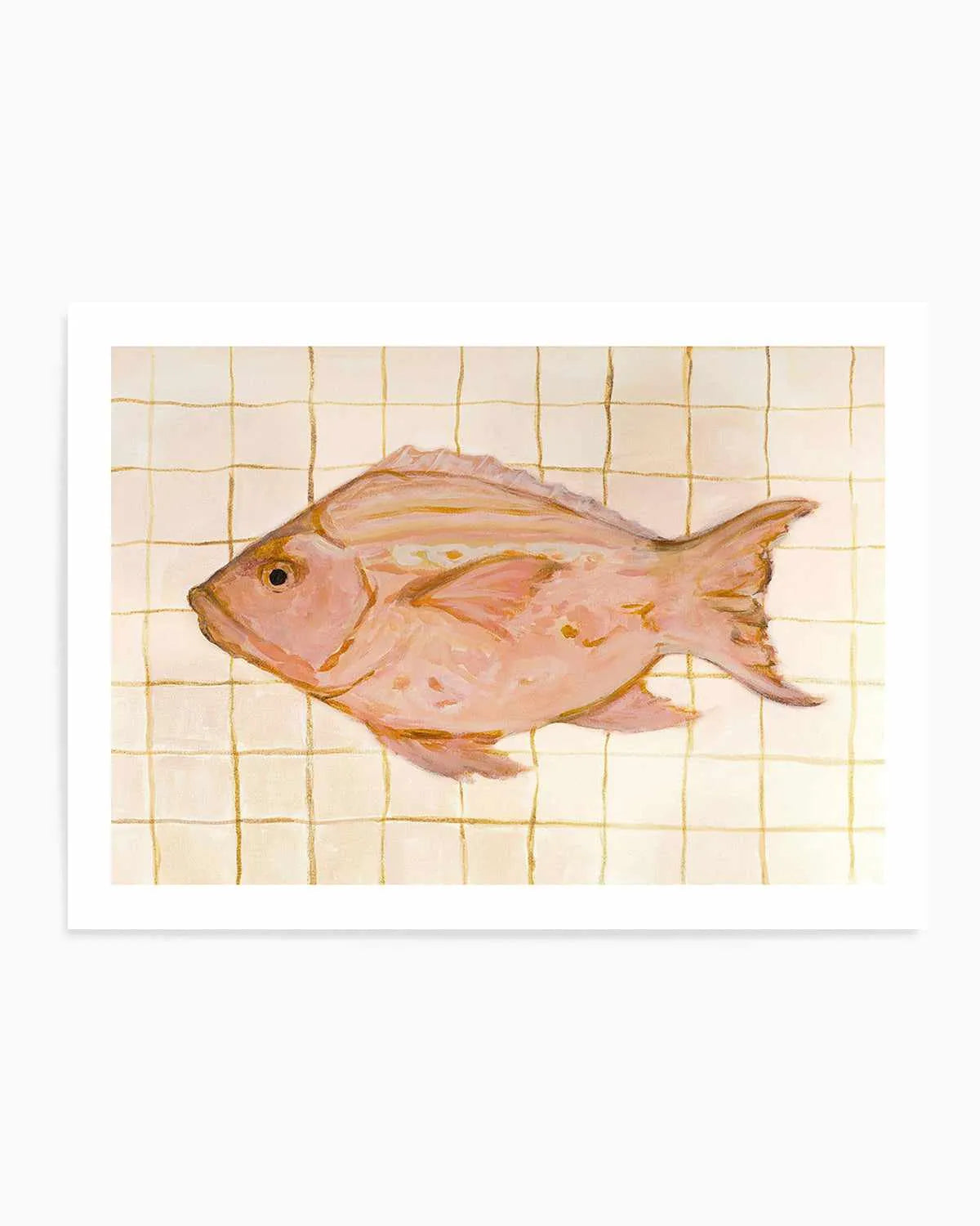 Little Bohemian Fish I by Natalie Jane Art Print from Olive et Oriel where you can shop wallpaper and artworks online