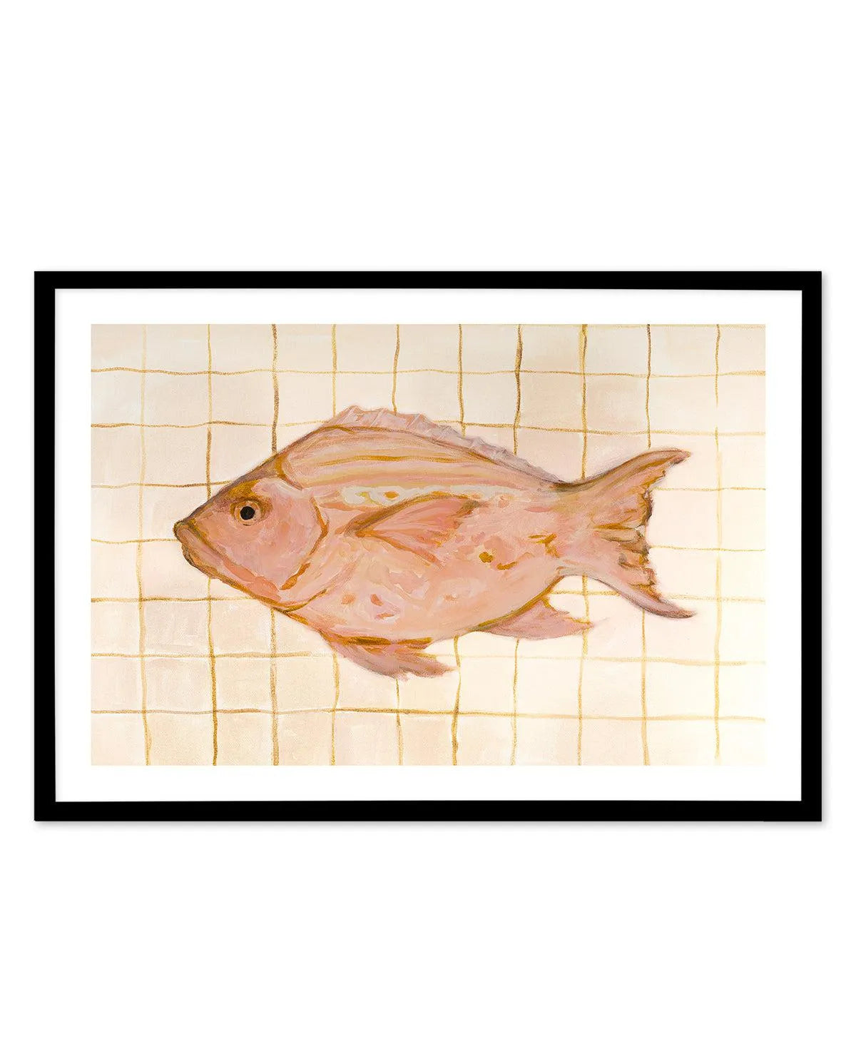 Little Bohemian Fish I by Natalie Jane Art Print from Olive et Oriel where you can shop wallpaper and artworks online