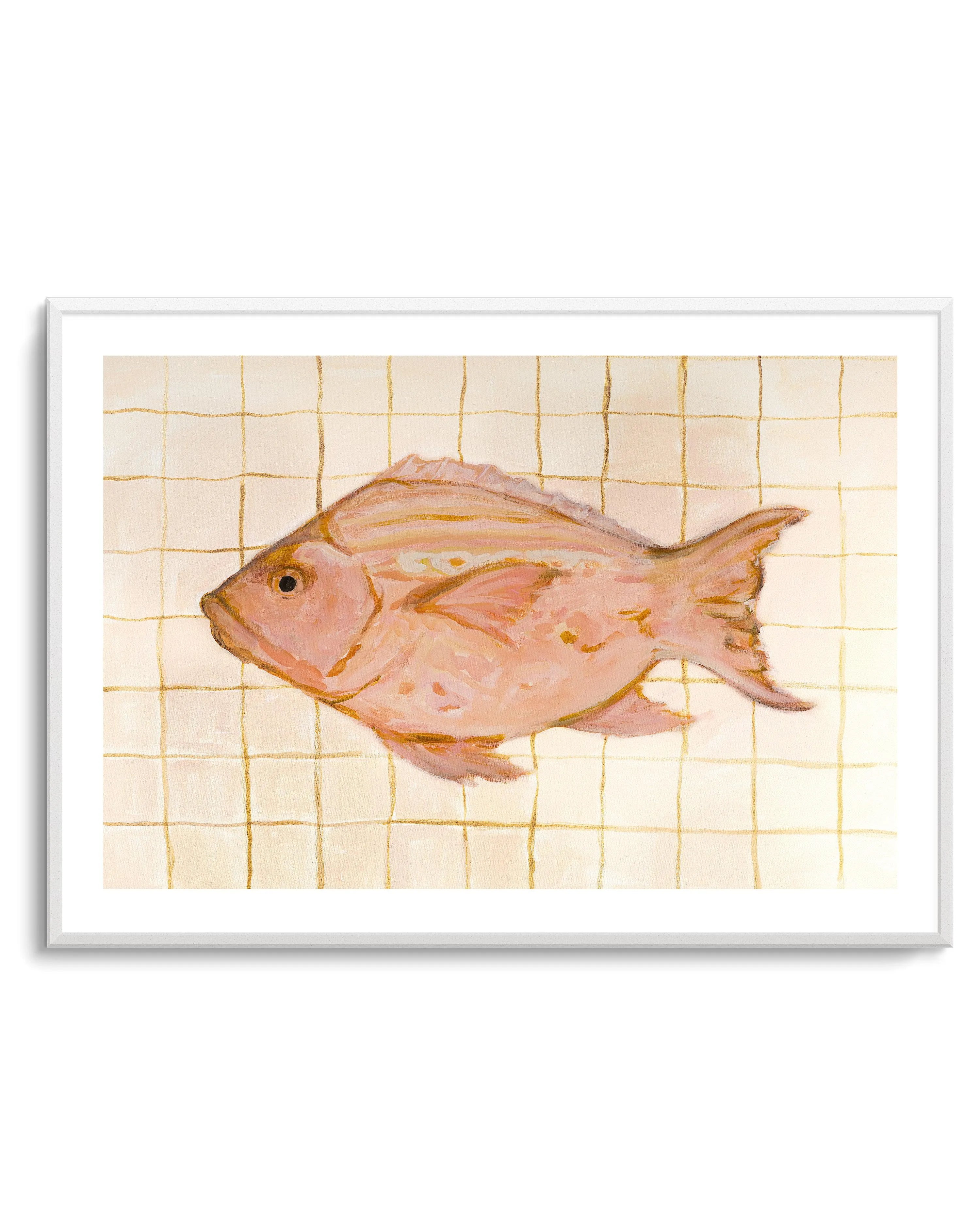Little Bohemian Fish I by Natalie Jane Art Print from Olive et Oriel where you can shop wallpaper and artworks online