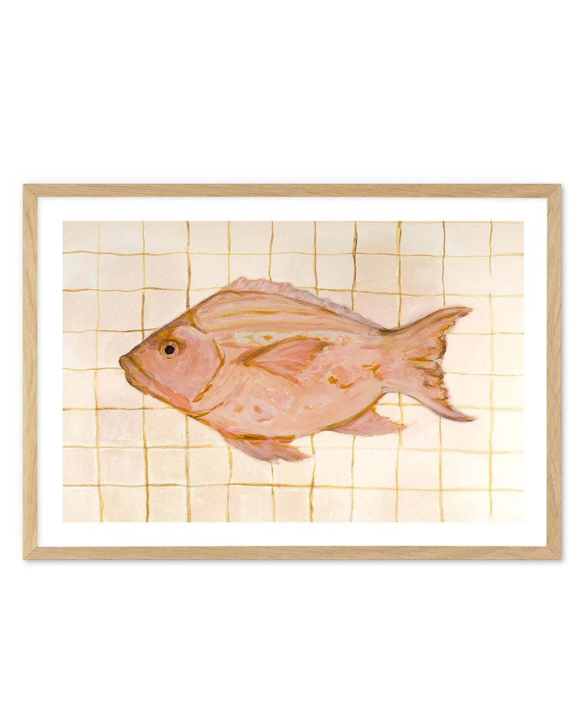 Little Bohemian Fish I by Natalie Jane Art Print from Olive et Oriel where you can shop wallpaper and artworks online